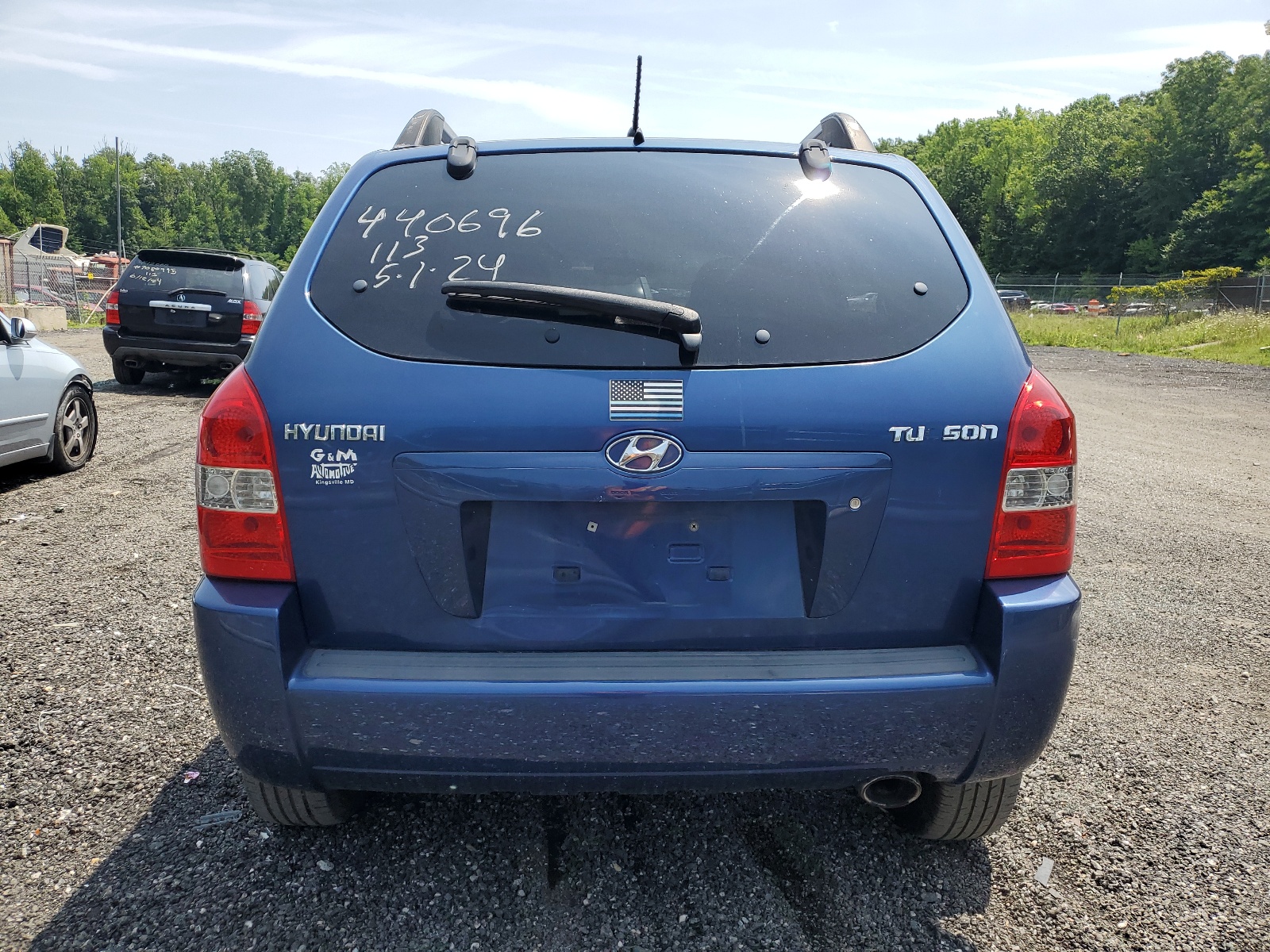 KM8JM12B37U589041 2007 Hyundai Tucson Gls