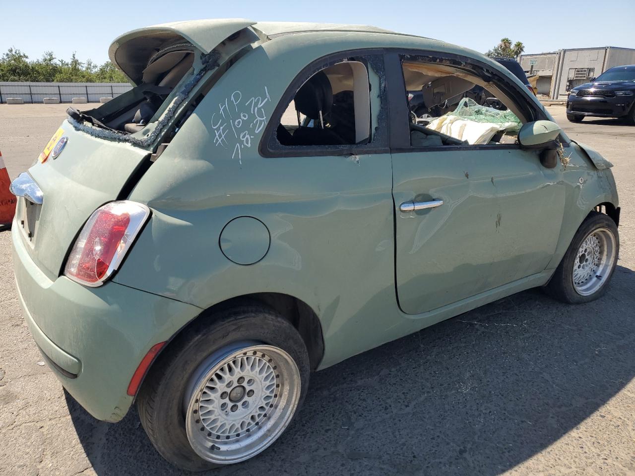 2013 Fiat 500 Pop VIN: 3C3CFFAR7DT574202 Lot: 63693194
