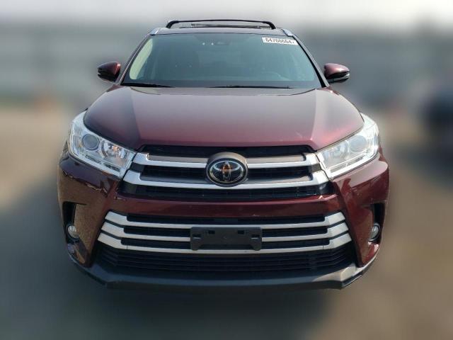  TOYOTA HIGHLANDER 2019 Бордовий