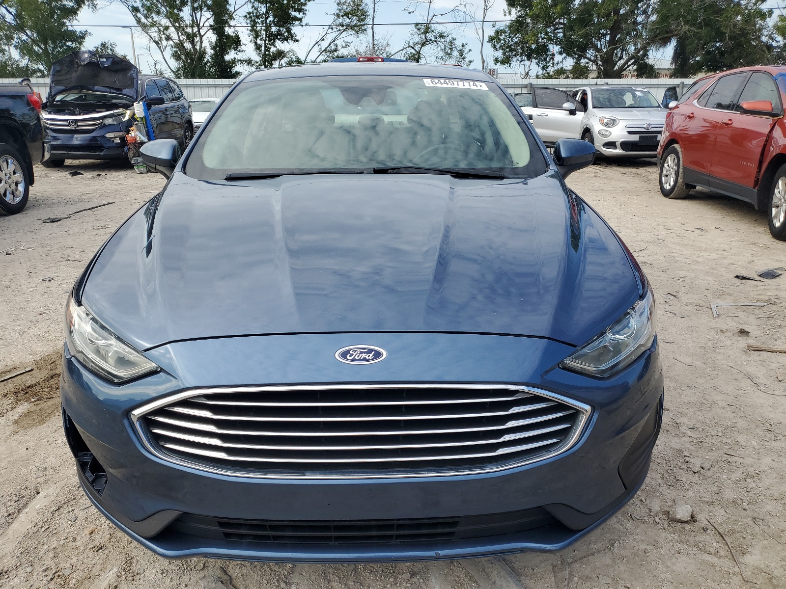 2019 Ford Fusion Se vin: 3FA6P0HD7KR245254