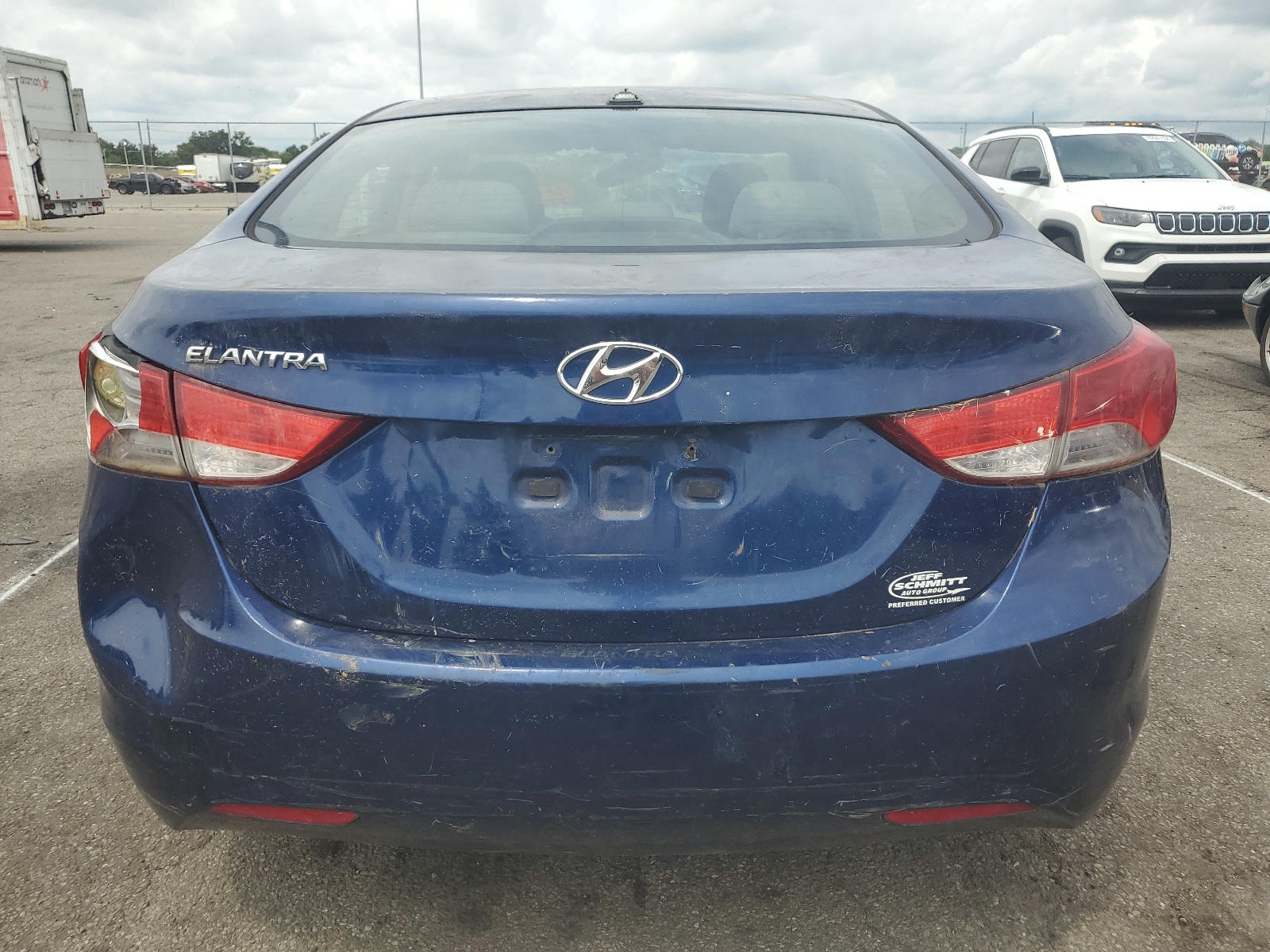 2013 Hyundai Elantra Gls vin: KMHDH4AE8DU607690