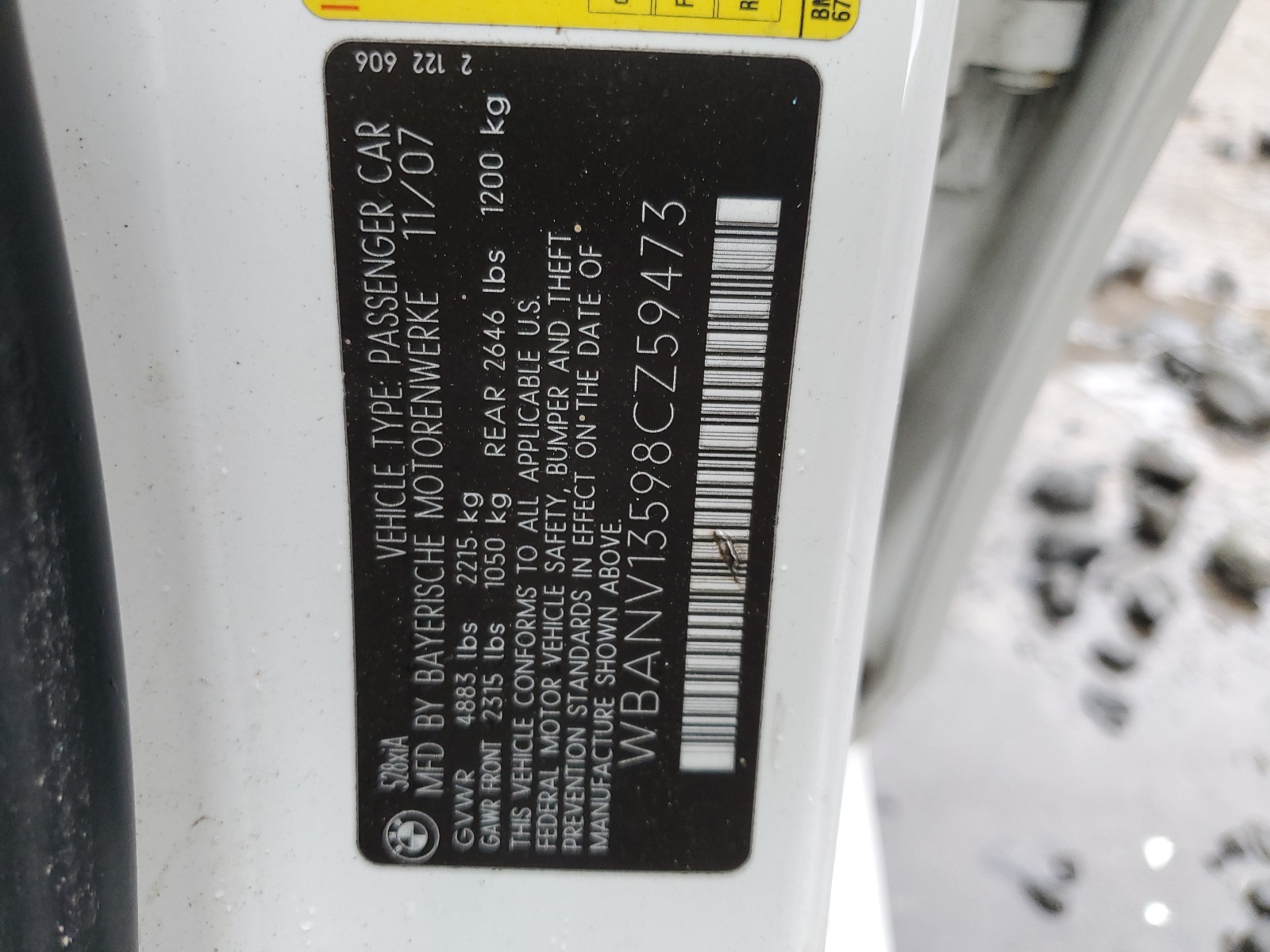 WBANV13598CZ59473 2008 BMW 528 Xi