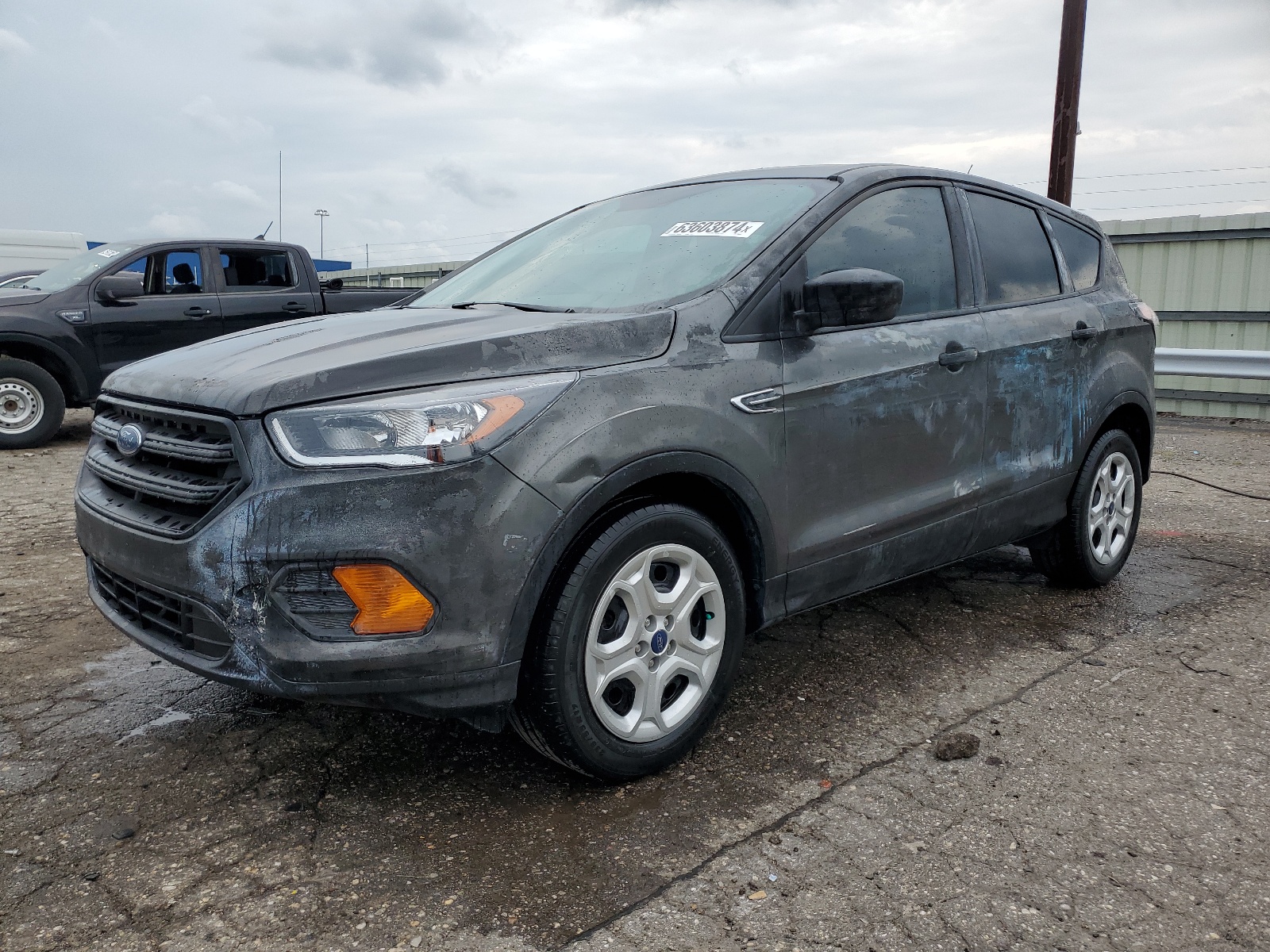 2017 Ford Escape S vin: 1FMCU0F71HUA93407