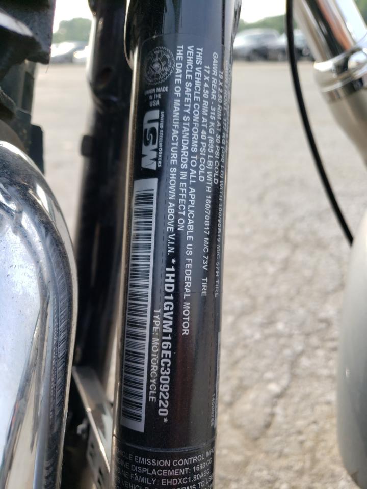 2014 Harley-Davidson Fxdc Dyna Super Glide Custom VIN: 1HD1GVM16EC309220 Lot: 64390634