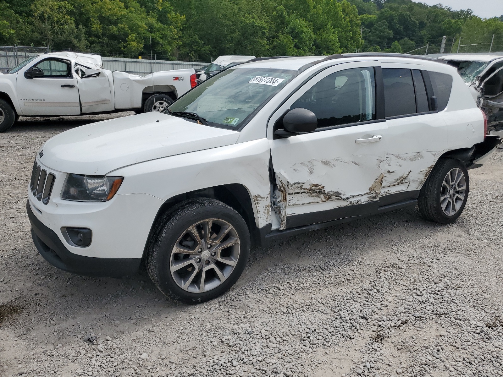 2016 Jeep Compass Sport vin: 1C4NJDBB8GD597345