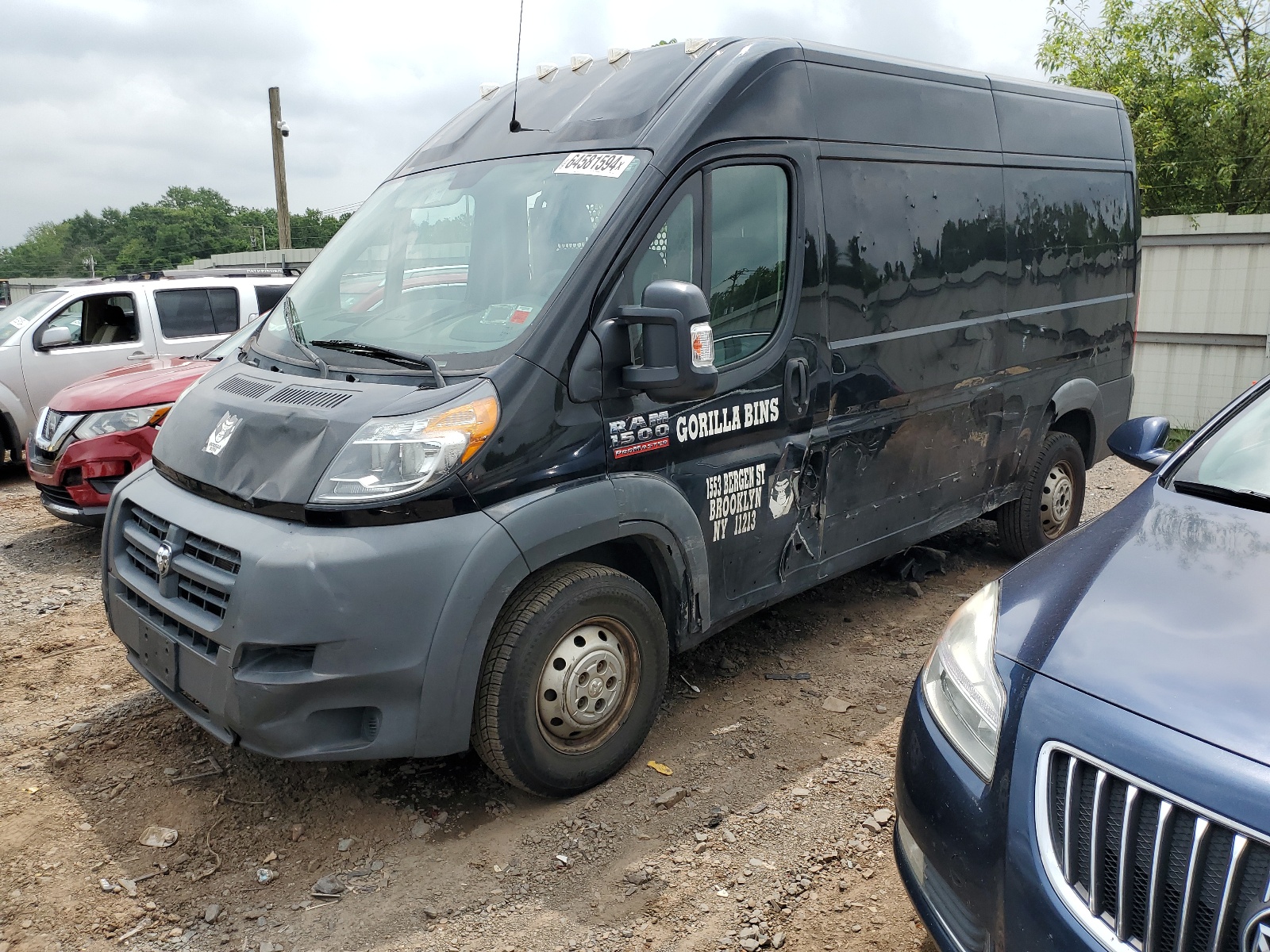 2014 Ram Promaster 1500 1500 High vin: 3C6TRVBG2EE114419