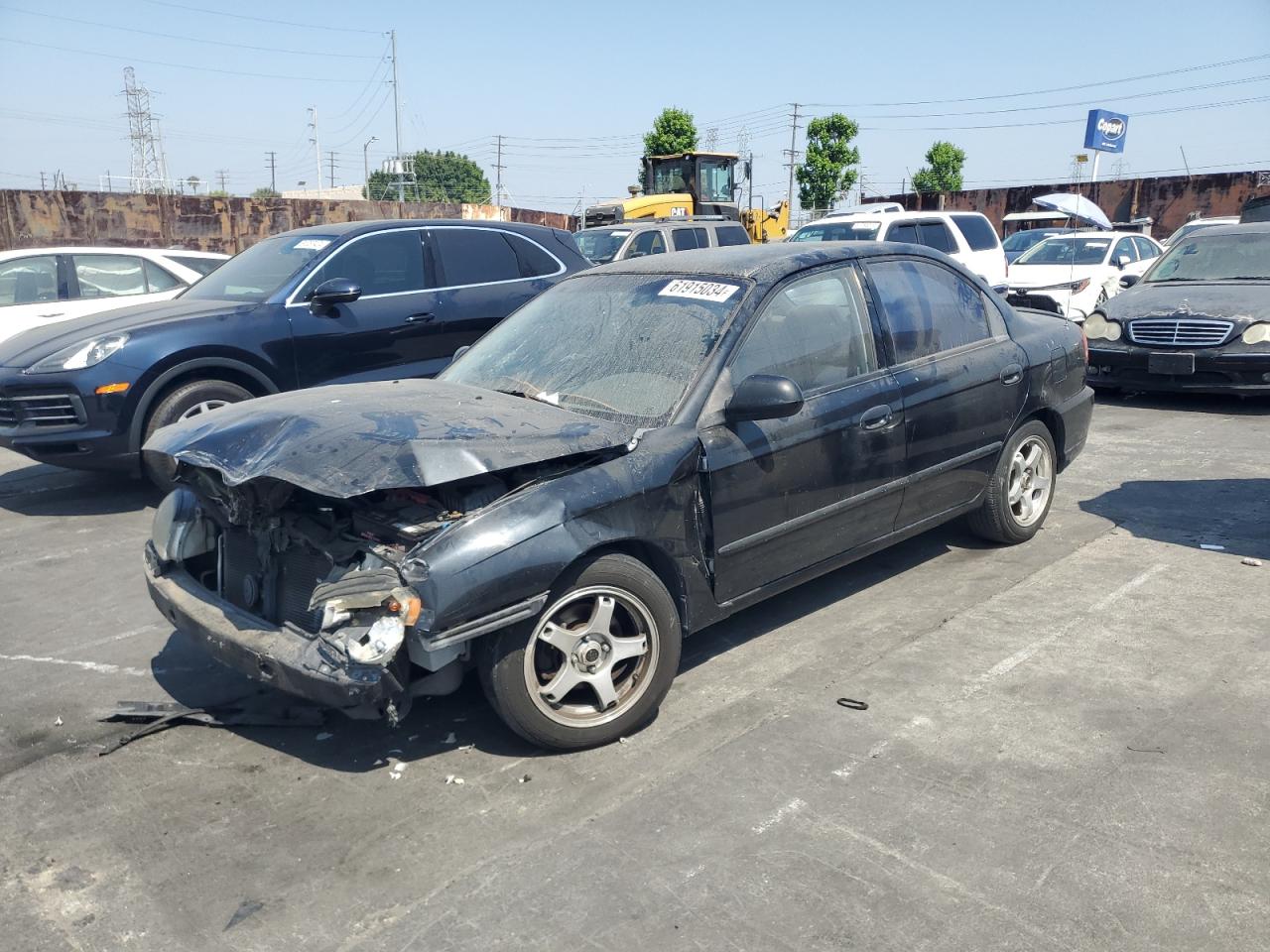 2004 Kia Spectra Base VIN: KNAFB121645313639 Lot: 61915034