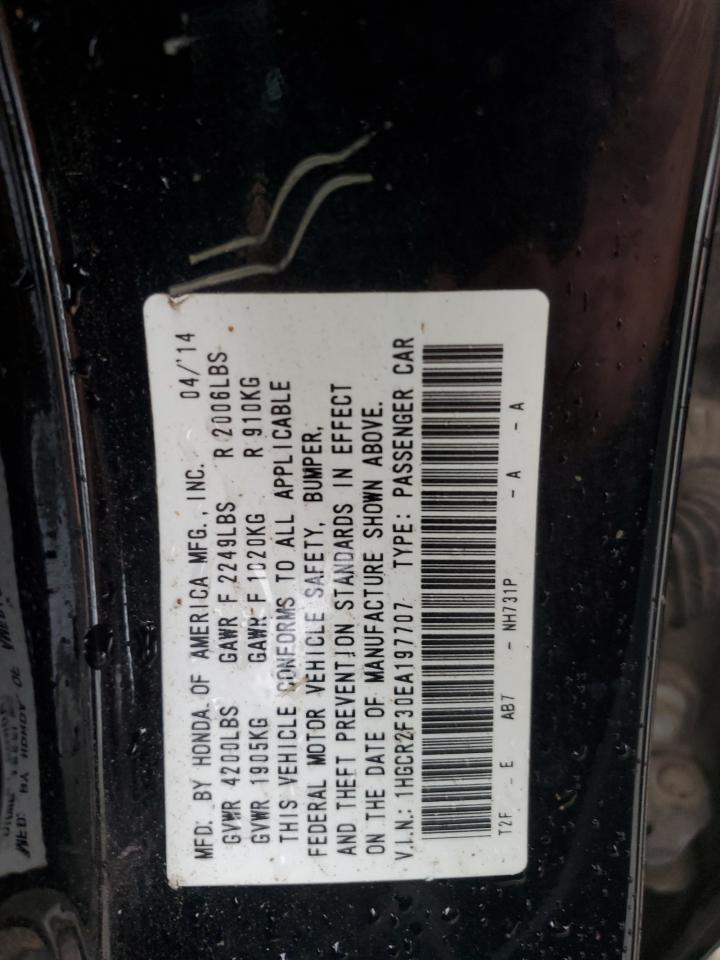 1HGCR2F30EA197707 2014 Honda Accord Lx