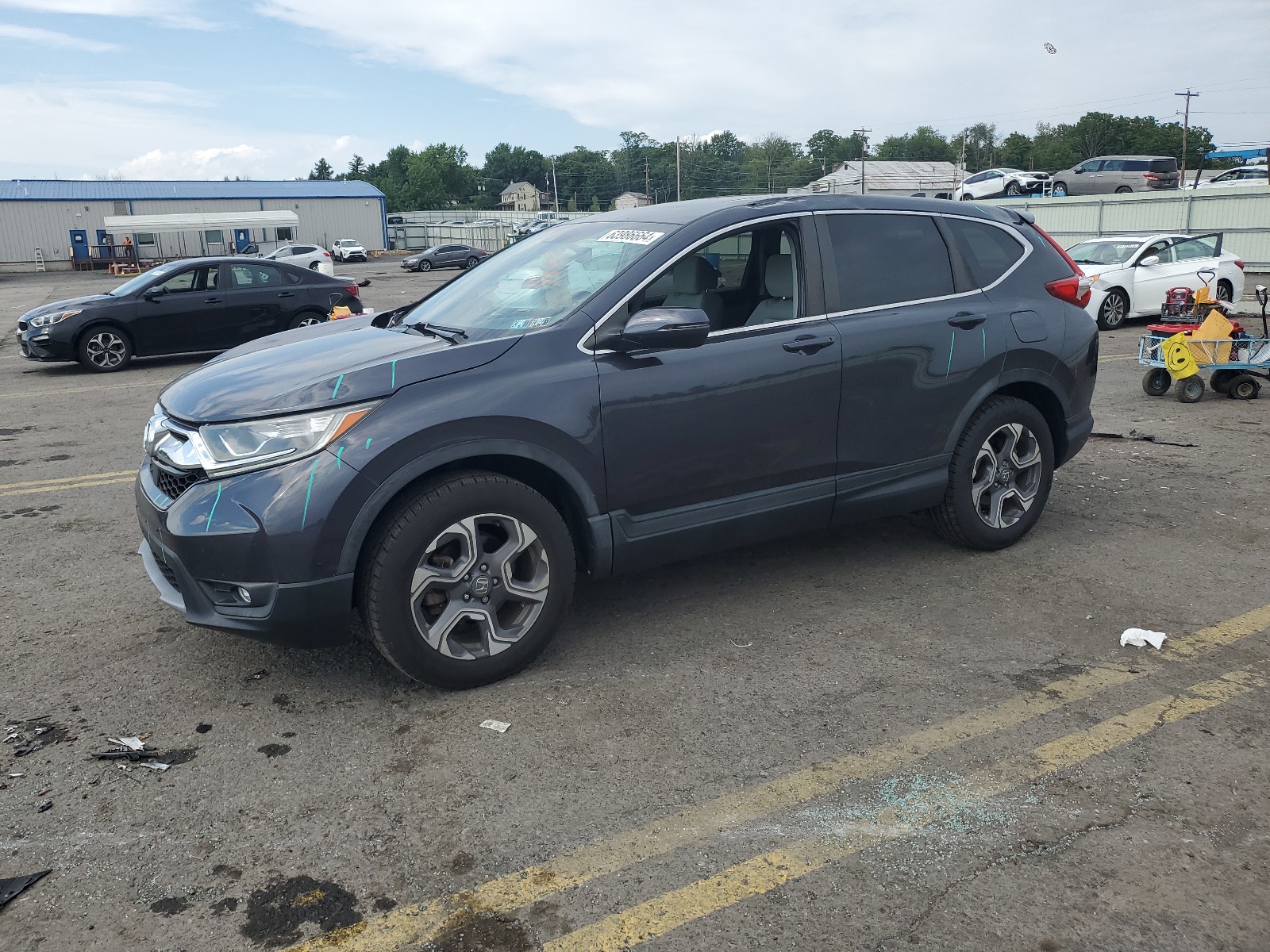 2018 Honda Cr-V Ex vin: 7FARW2H53JE072111