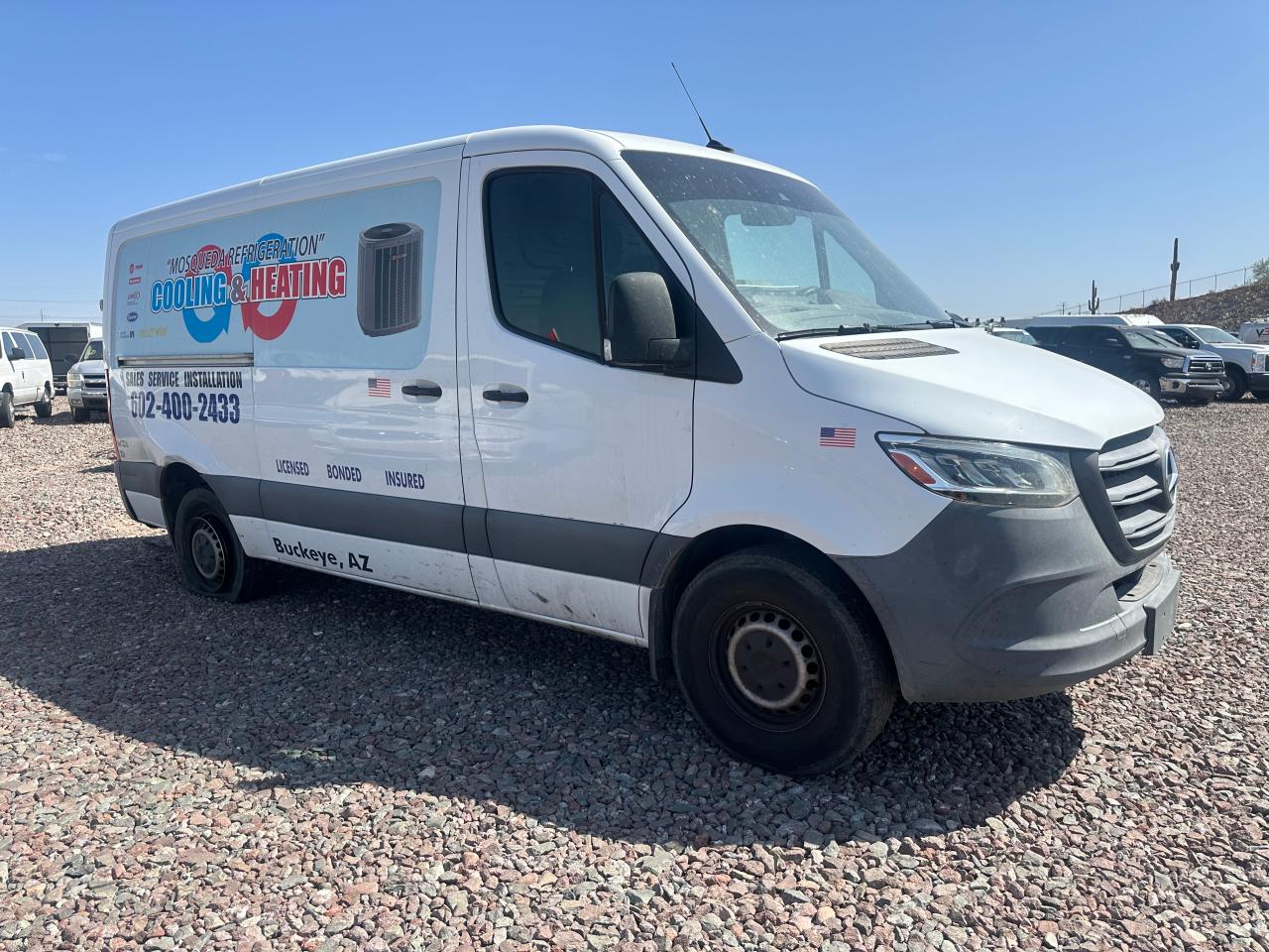 2019 Mercedes-Benz Sprinter 2500/3500 VIN: WD3PF0CD9KP170373 Lot: 64636574