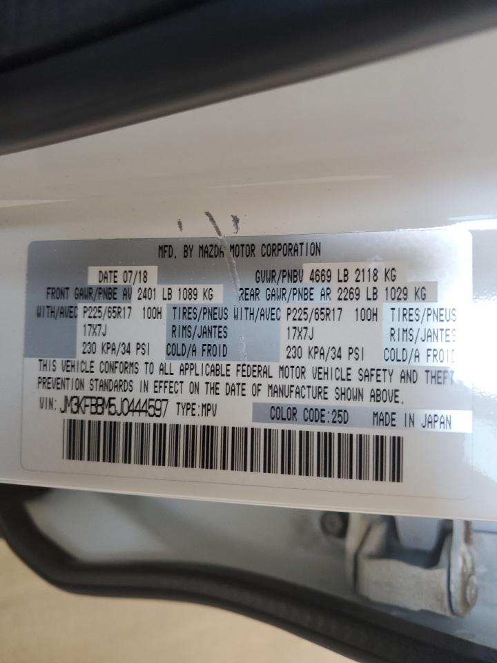 2018 Mazda Cx-5 Sport VIN: JM3KFBBM5J0444597 Lot: 61761844