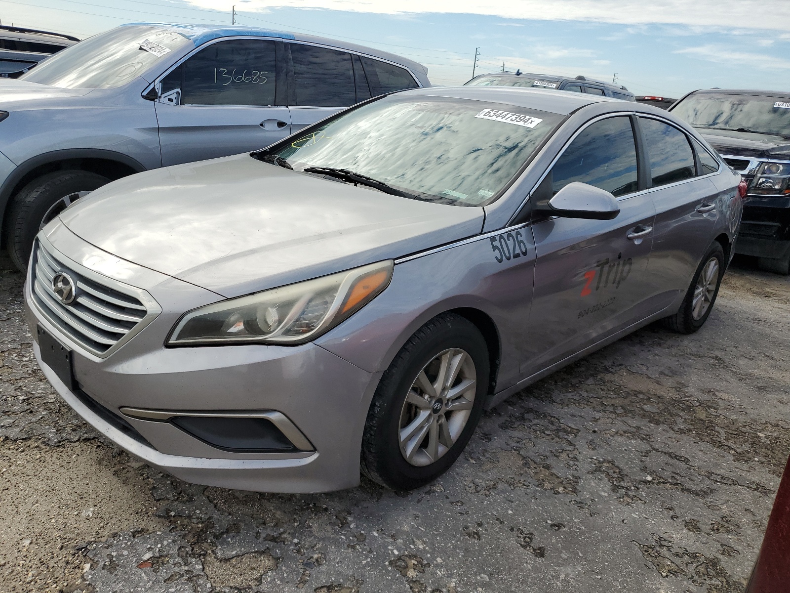 2016 Hyundai Sonata Se vin: 5NPE24AFXGH369861