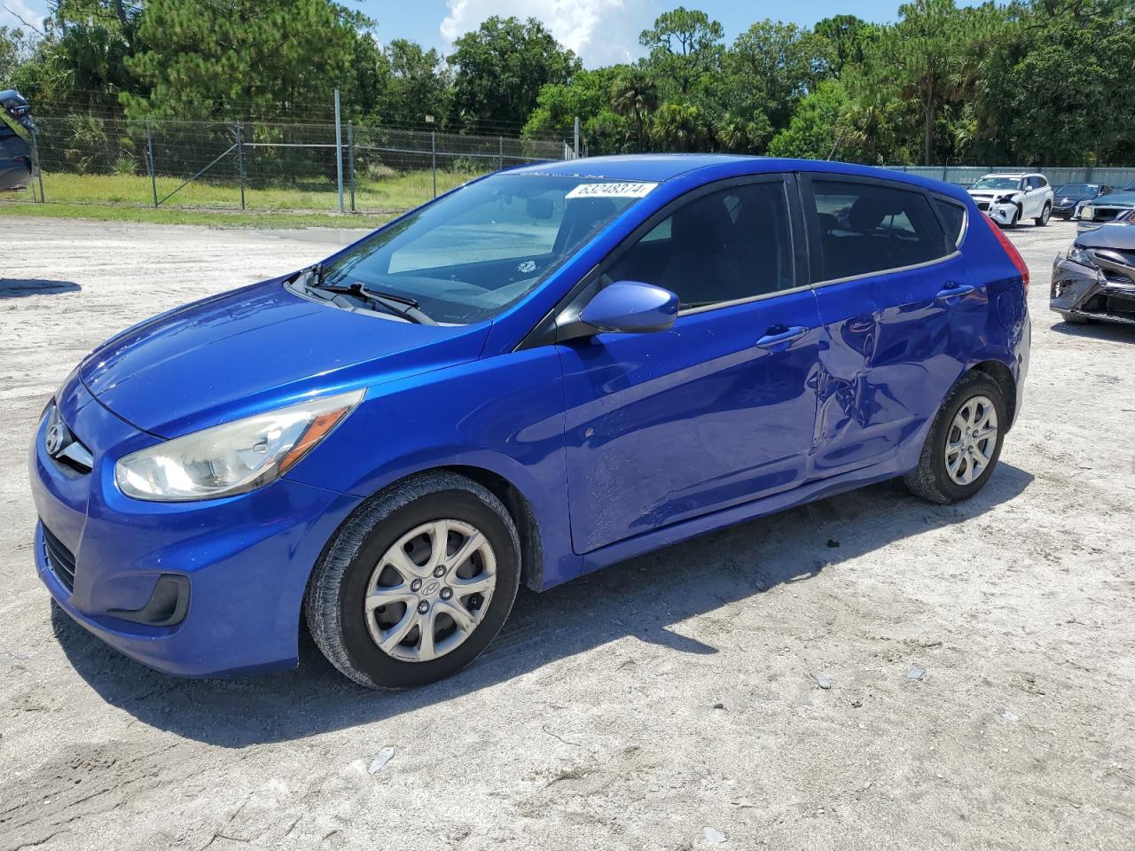 2013 Hyundai Accent Gls VIN: KMHCT5AE9DU080257 Lot: 63248374