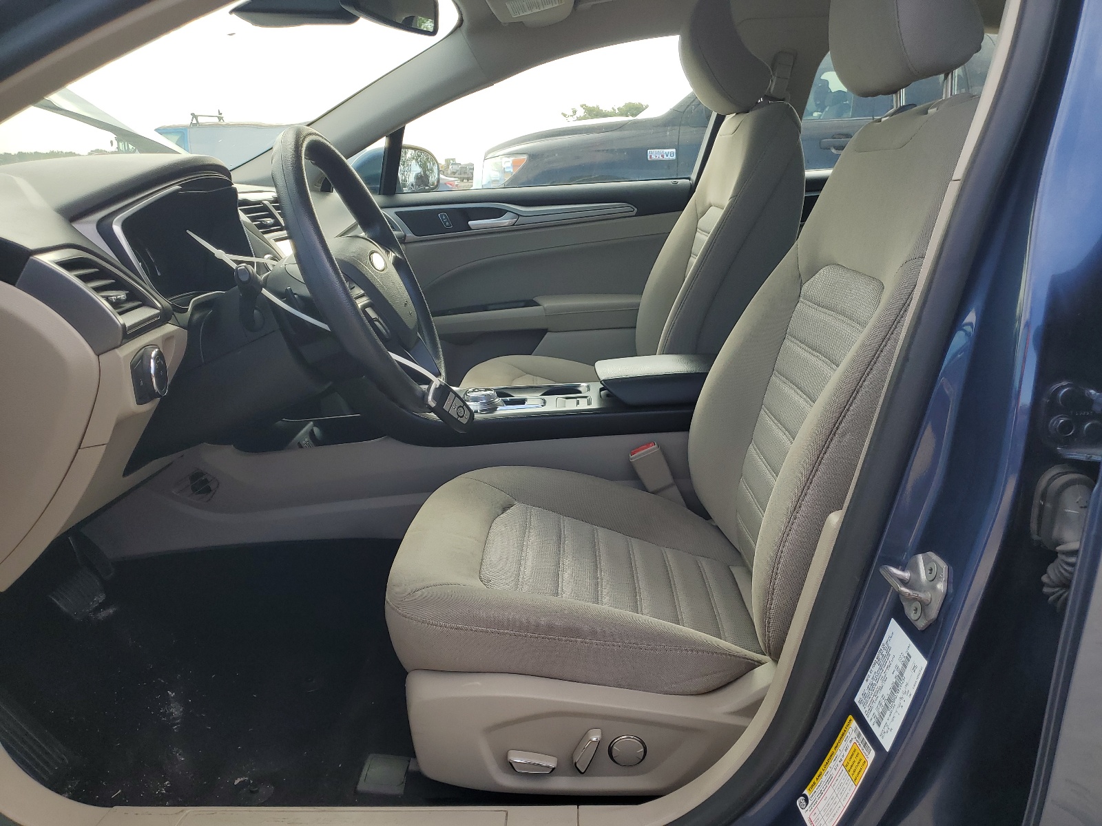 2019 Ford Fusion Se vin: 3FA6P0HD7KR245254