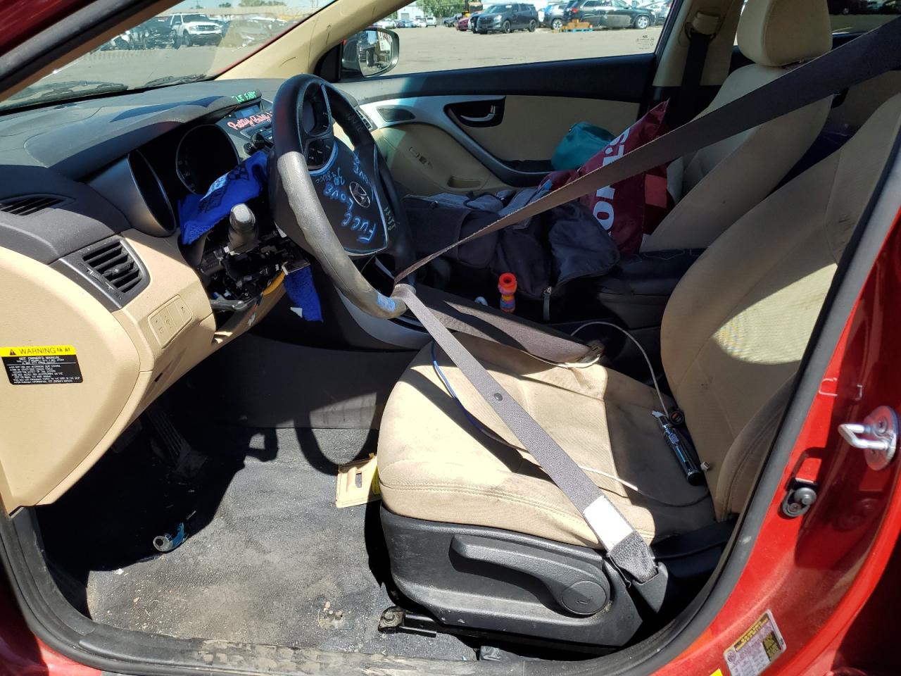 2013 Hyundai Elantra Gls VIN: KMHDH4AE1DU973006 Lot: 62129884