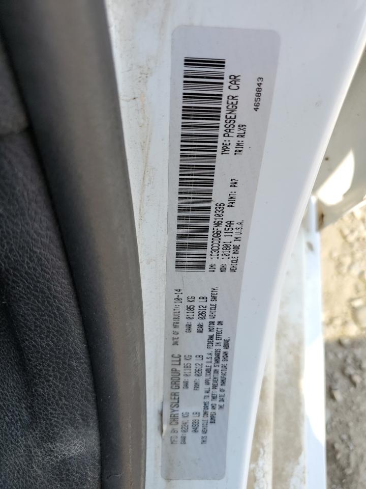 2015 Chrysler 200 S VIN: 1C3CCCDG6FN610336 Lot: 63695684