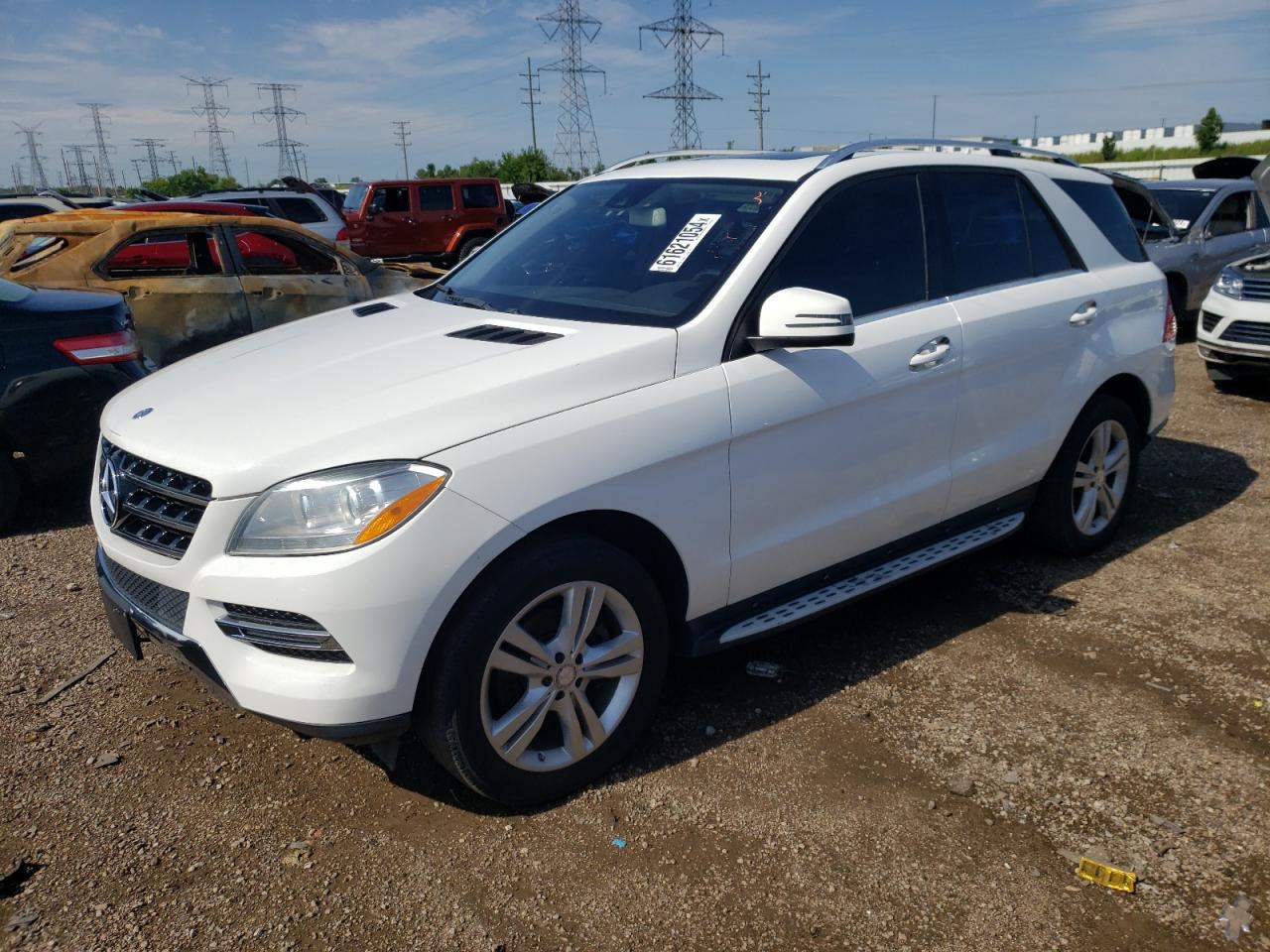 2014 Mercedes-Benz Ml 350 4Matic VIN: 4JGDA5HB1EA287315 Lot: 61621054