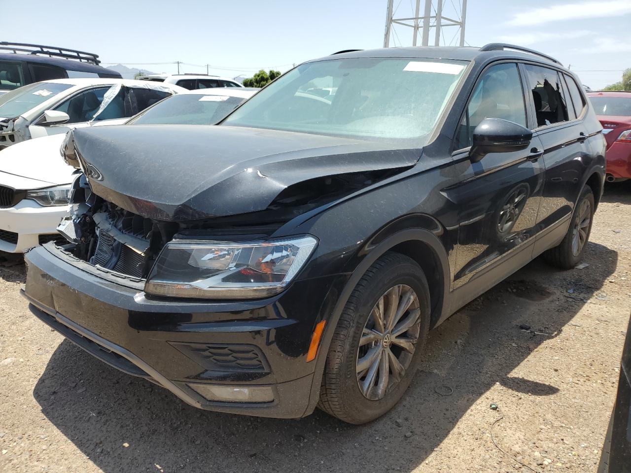 3VV0B7AX1JM019574 2018 Volkswagen Tiguan S