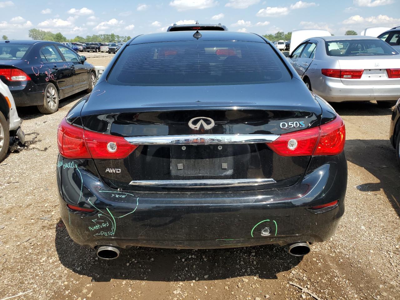 2014 Infiniti Q50 Hybrid Premium VIN: JN1AV7AR3EM700366 Lot: 62025414