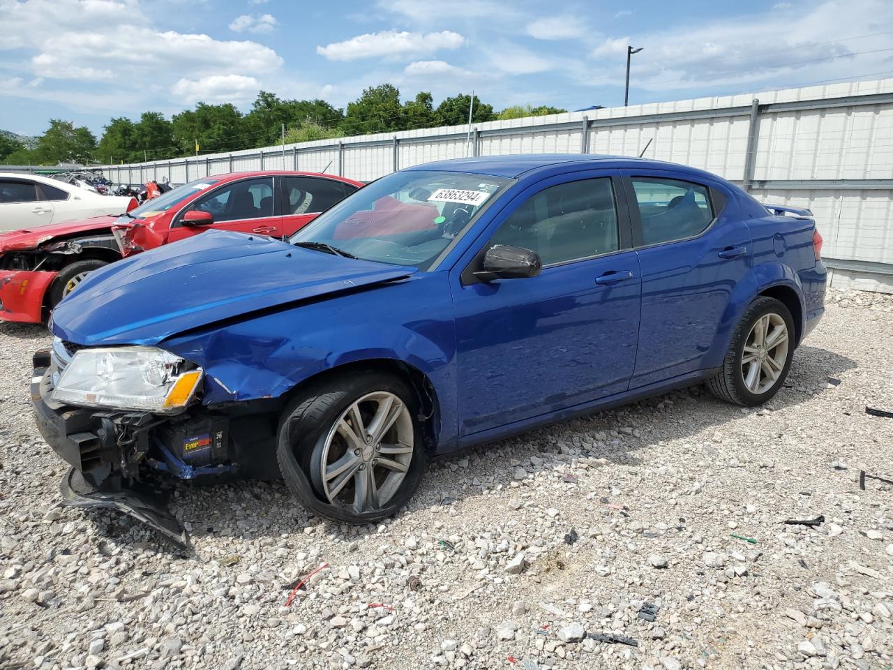 2012 Dodge Avenger Sxt VIN: 1C3CDZCB3CN215368 Lot: 63863294