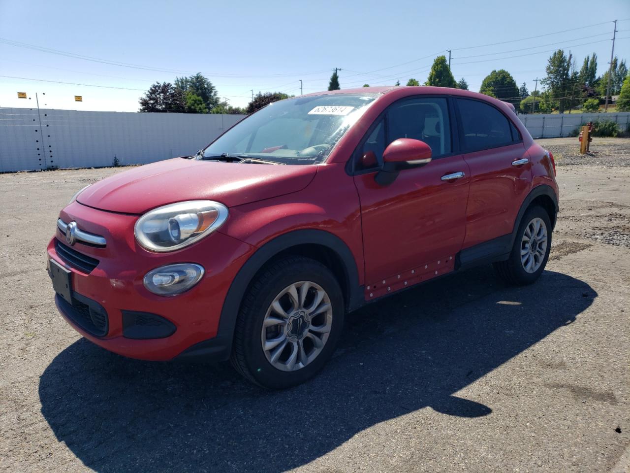 2016 Fiat 500X Easy VIN: ZFBCFYBT7GP387443 Lot: 62673614
