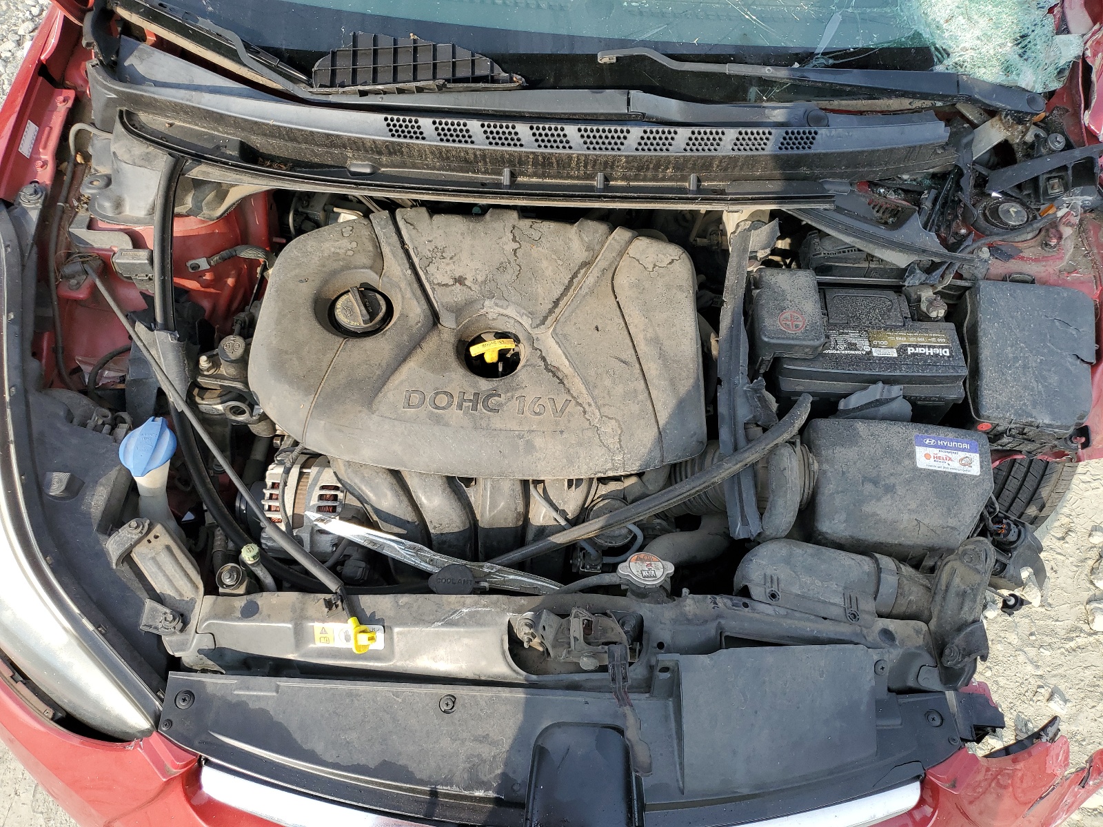 KMHDH4AEXGU477416 2016 Hyundai Elantra Se