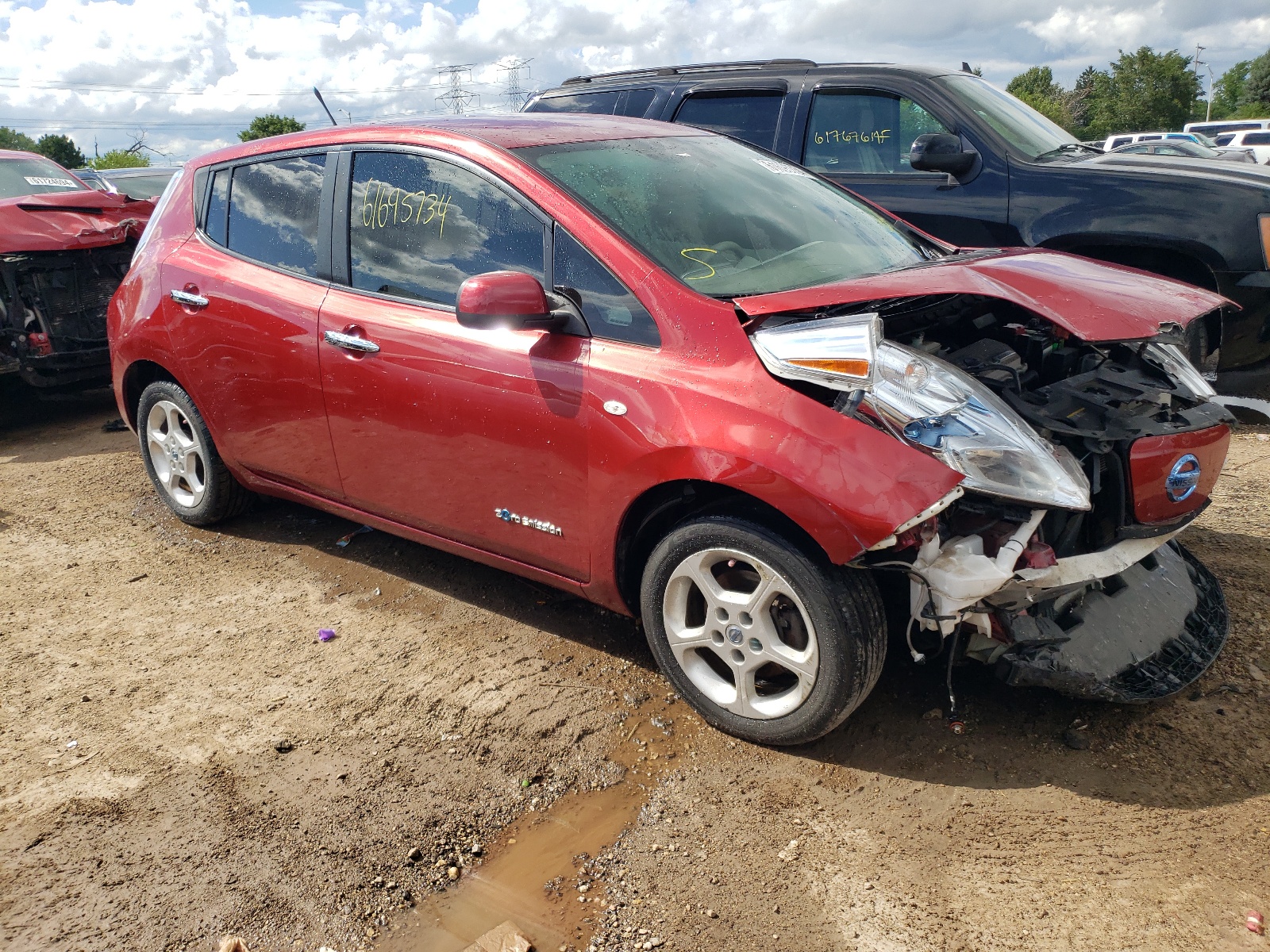 2012 Nissan Leaf Sv vin: JN1AZ0CP4CT023208