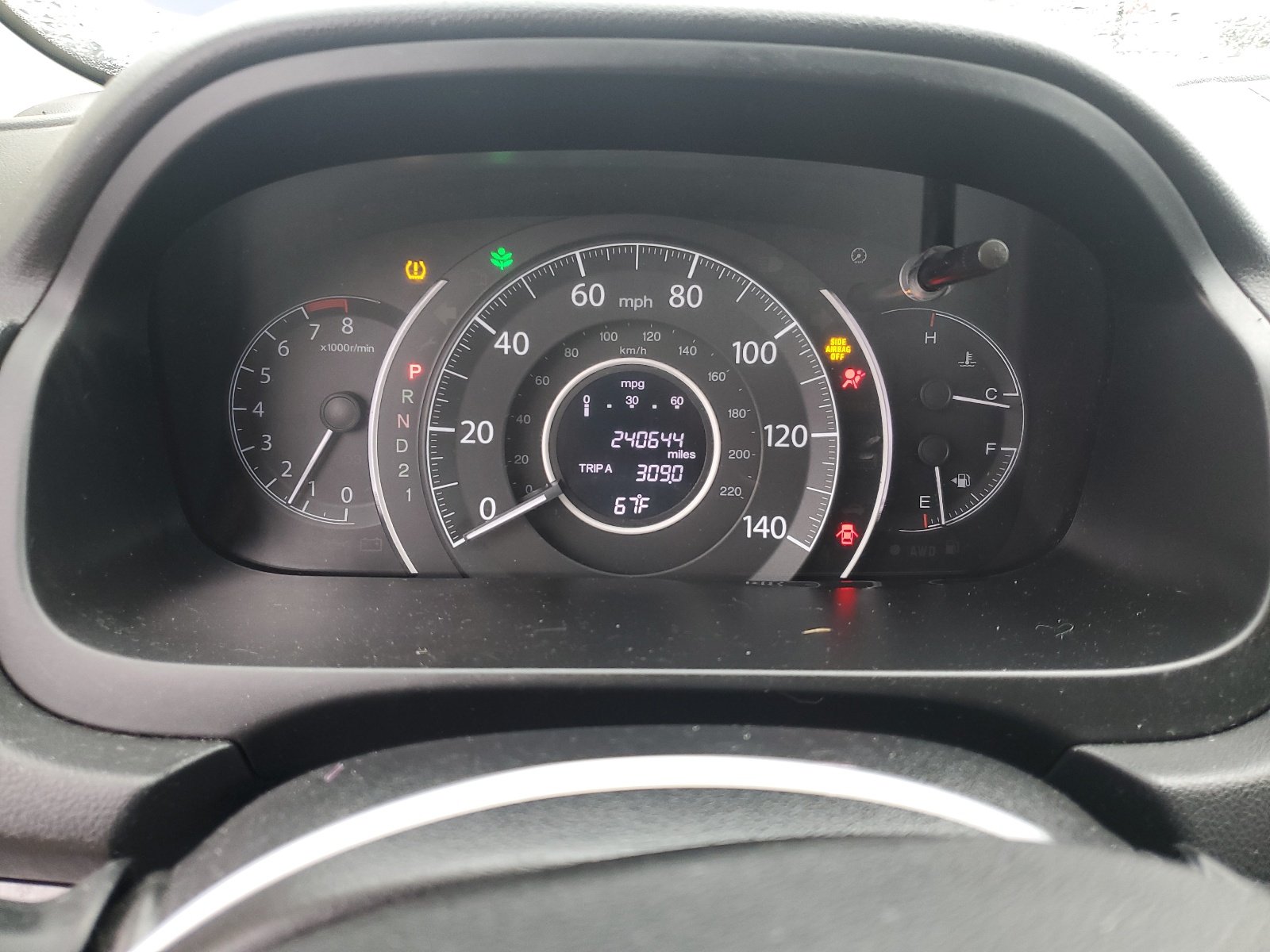 2HKRM4H71DH671321 2013 Honda Cr-V Exl