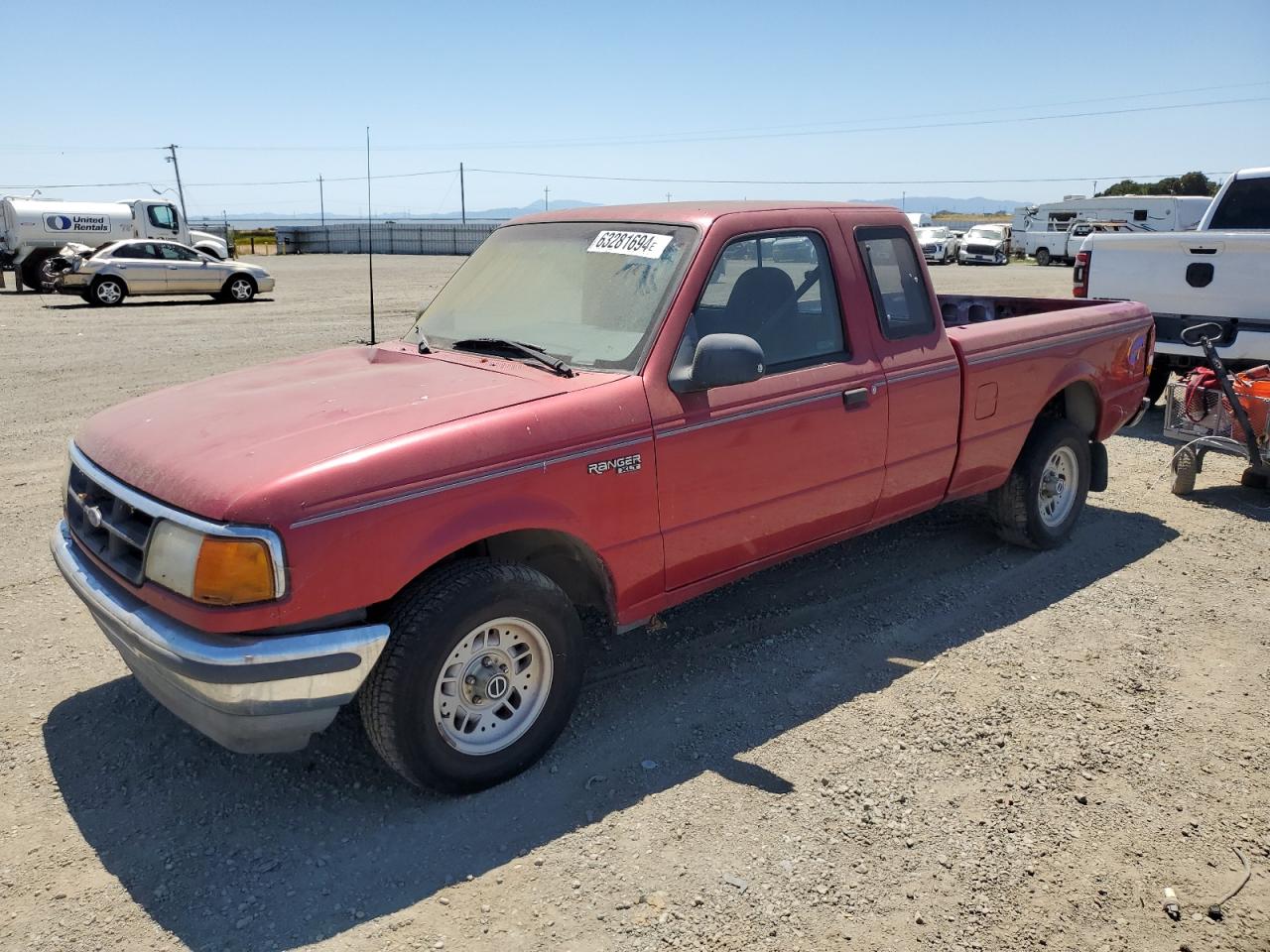 1993 Ford Ranger Super Cab VIN: 1FTCR14X2PPB77389 Lot: 63281694