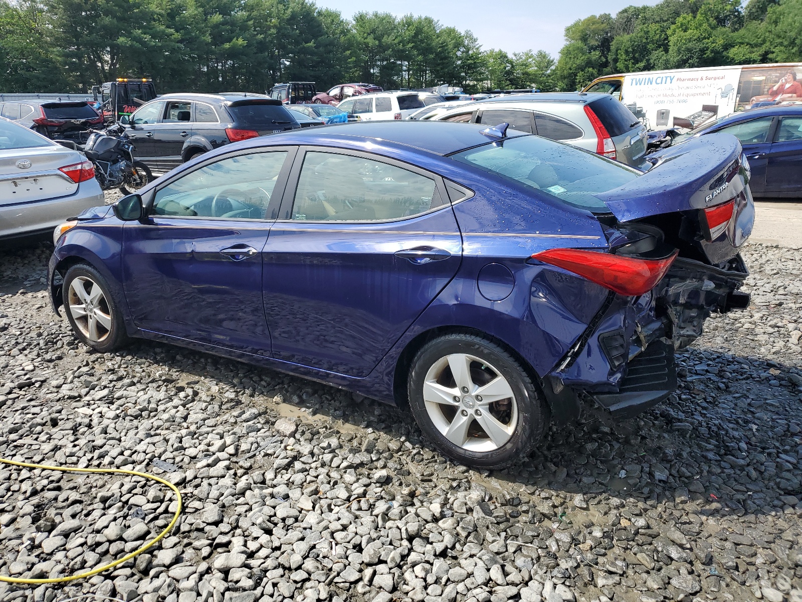 2013 Hyundai Elantra Gls vin: 5NPDH4AE9DH404435