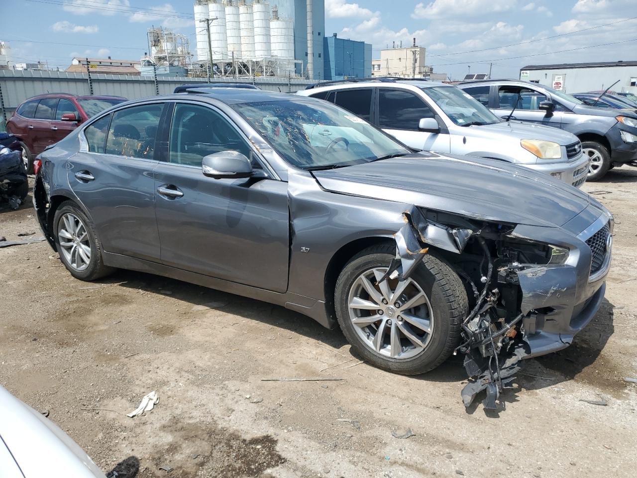 2014 Infiniti Q50 Base VIN: JN1BV7ARXEM703530 Lot: 63378144