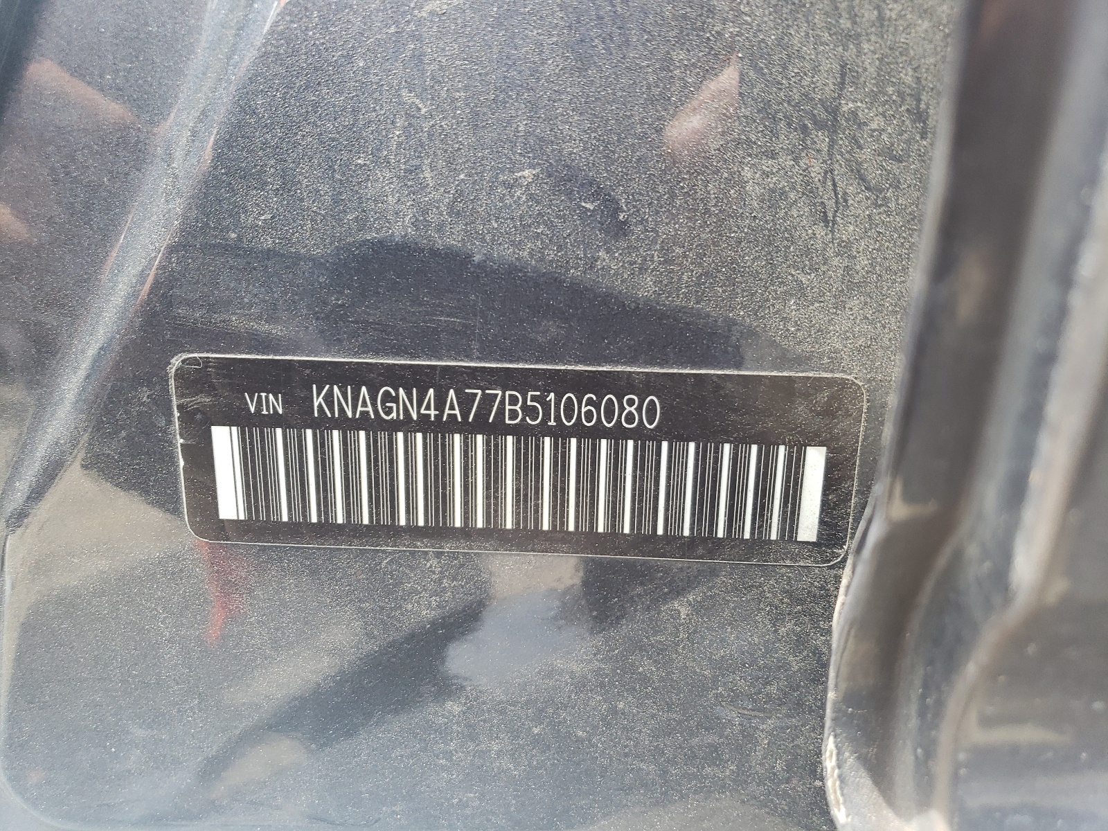 KNAGN4A77B5106080 2011 Kia Optima Ex