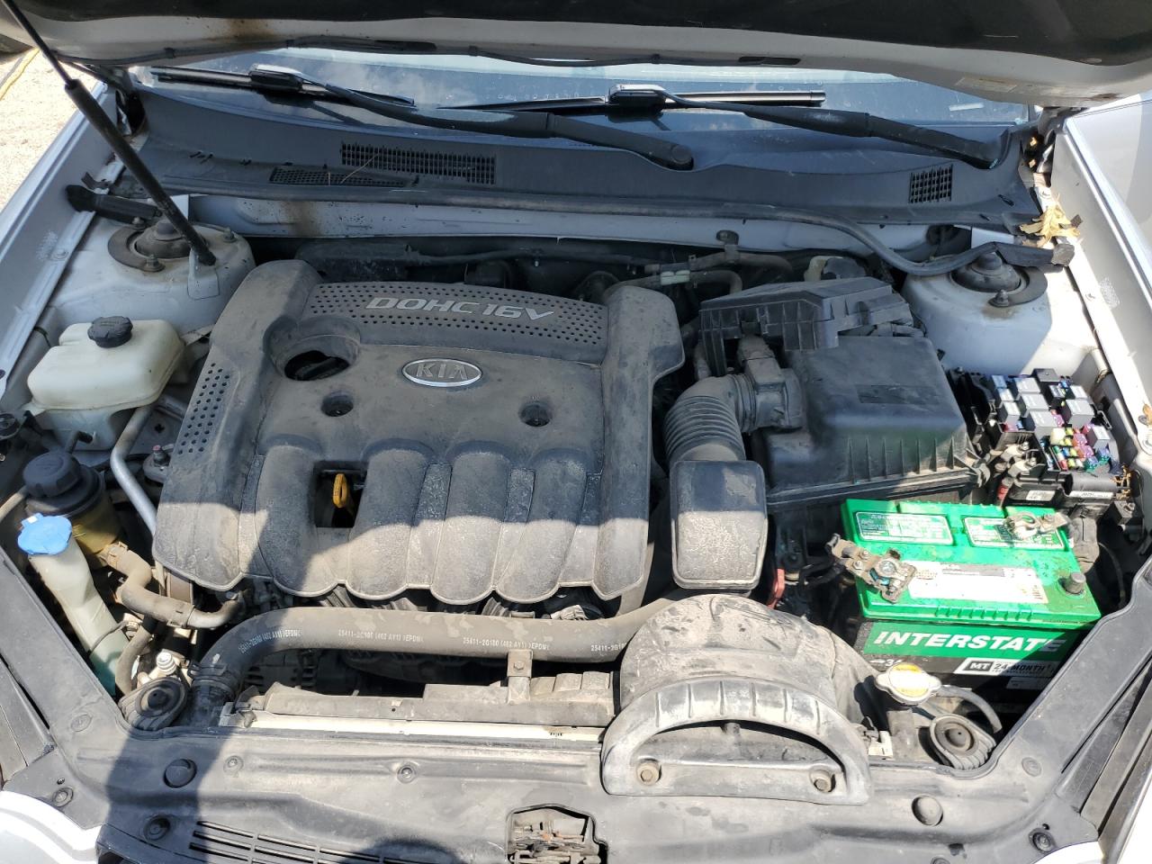 2008 Kia Optima Lx VIN: KNAGE123485267487 Lot: 63775234