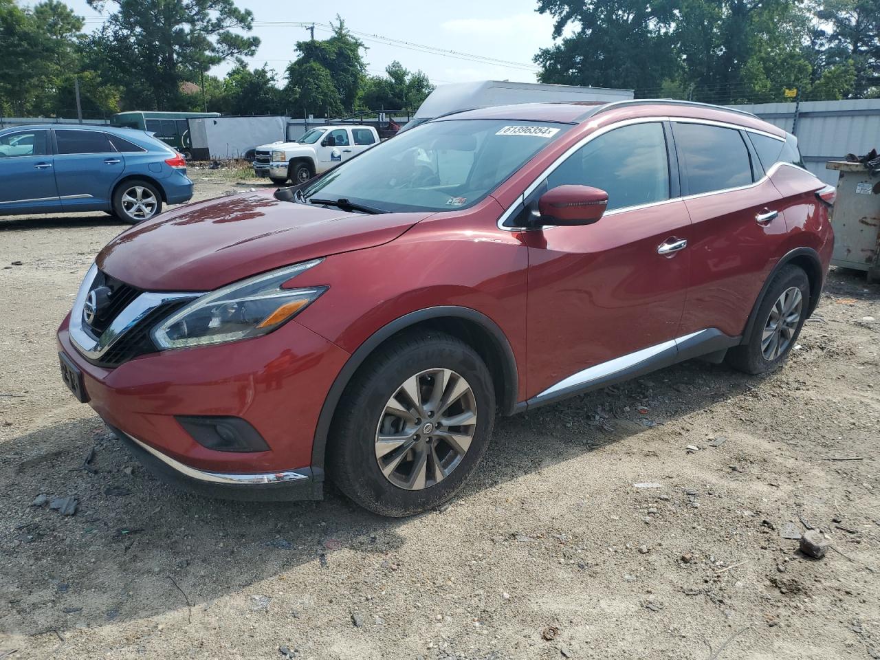 5N1AZ2MH2JN105046 2018 NISSAN MURANO - Image 1