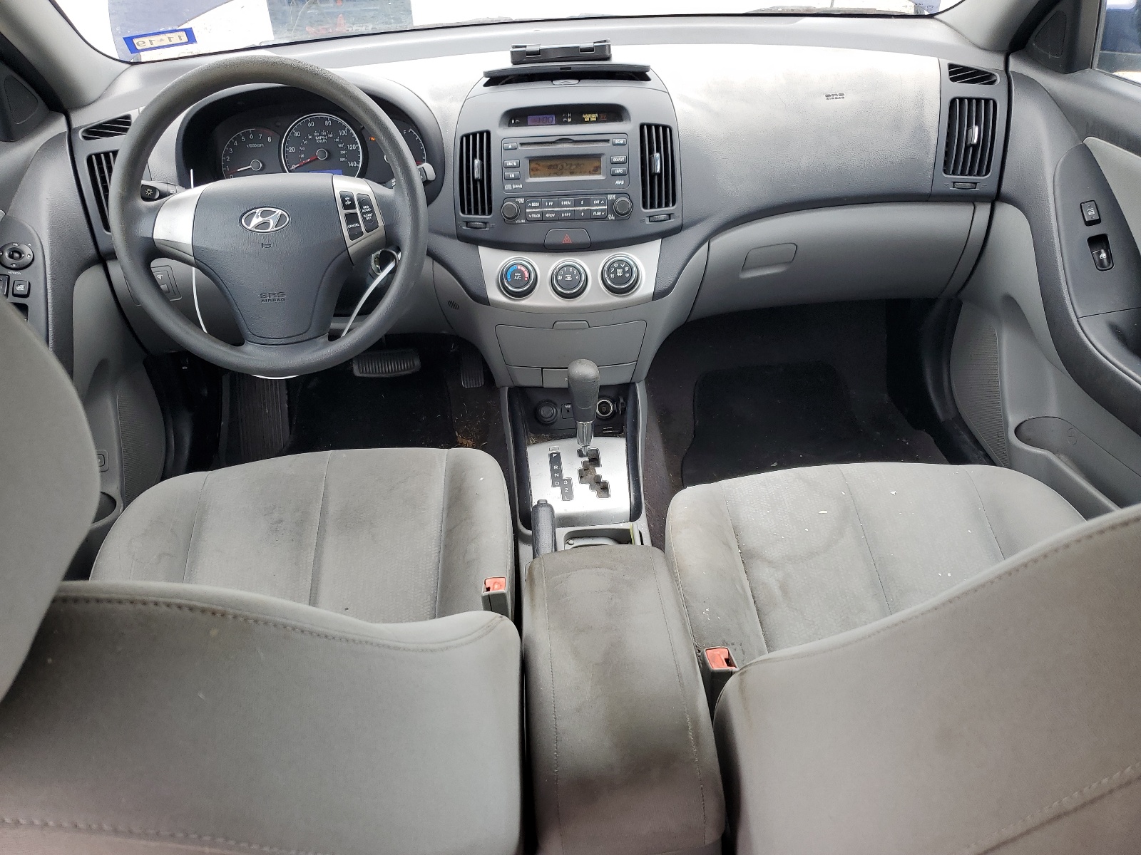 KMHDU4ADXAU976212 2010 Hyundai Elantra Blue