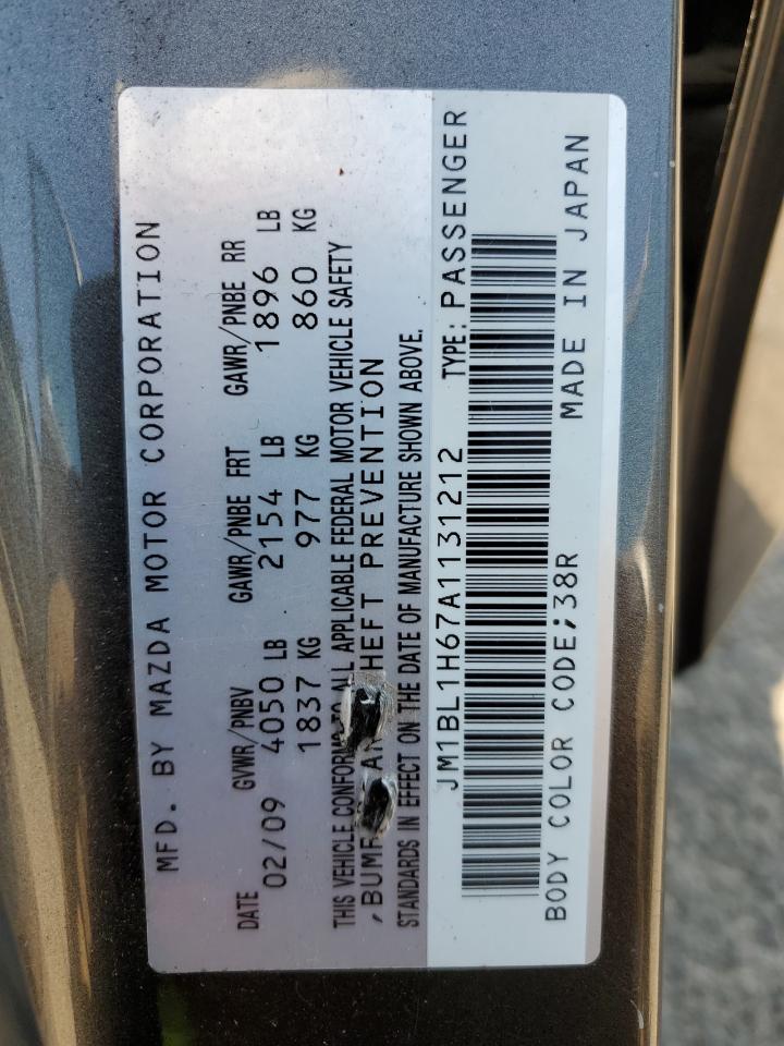 2010 Mazda 3 S VIN: JM1BL1H67A1131212 Lot: 62683264