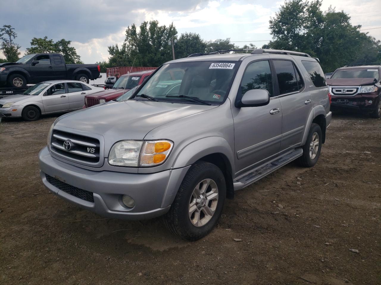 2001 Toyota Sequoia Limited VIN: 5TDBT48A21S045895 Lot: 63540864