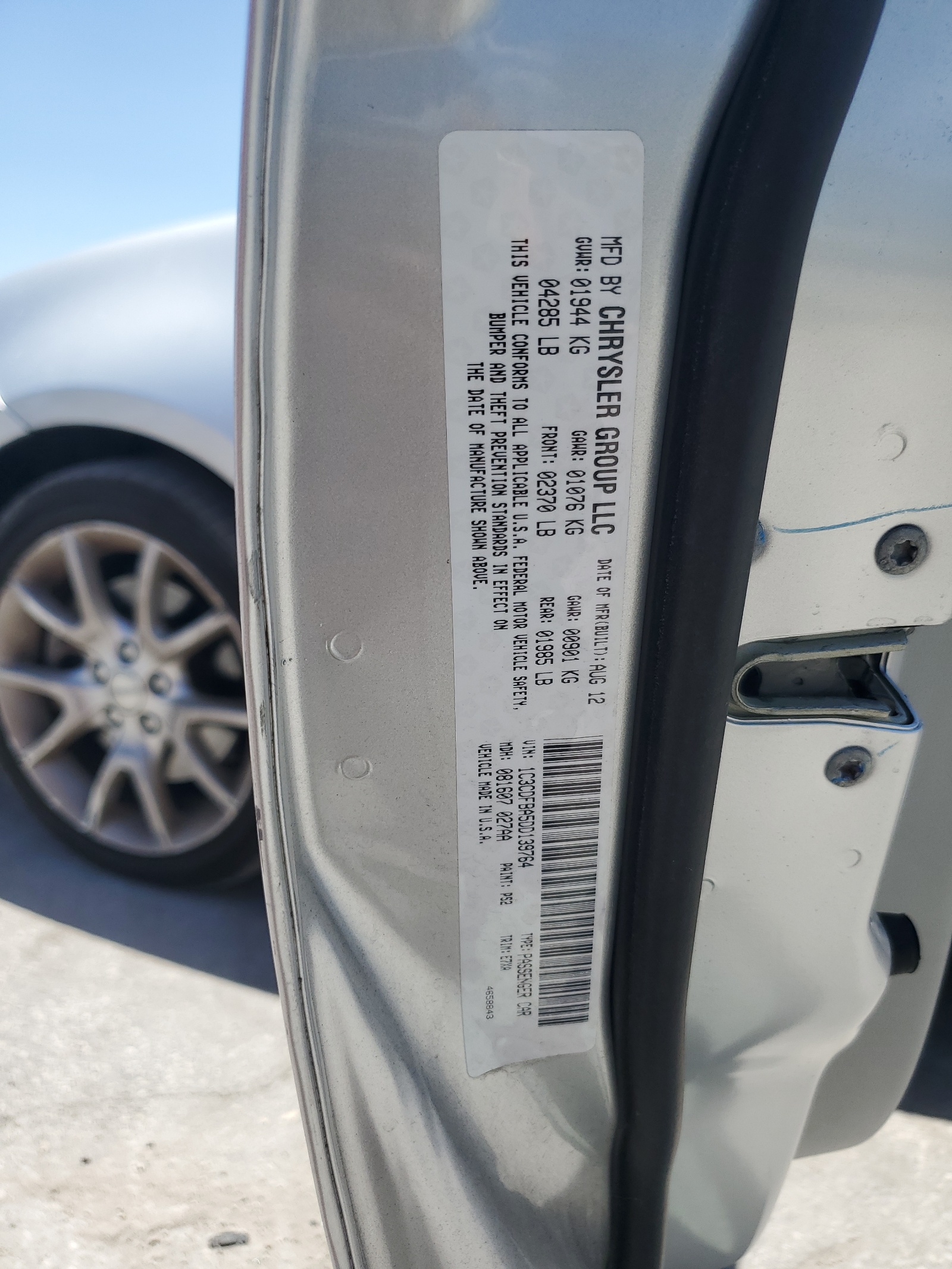 1C3CDFBA5DD139764 2013 Dodge Dart Sxt