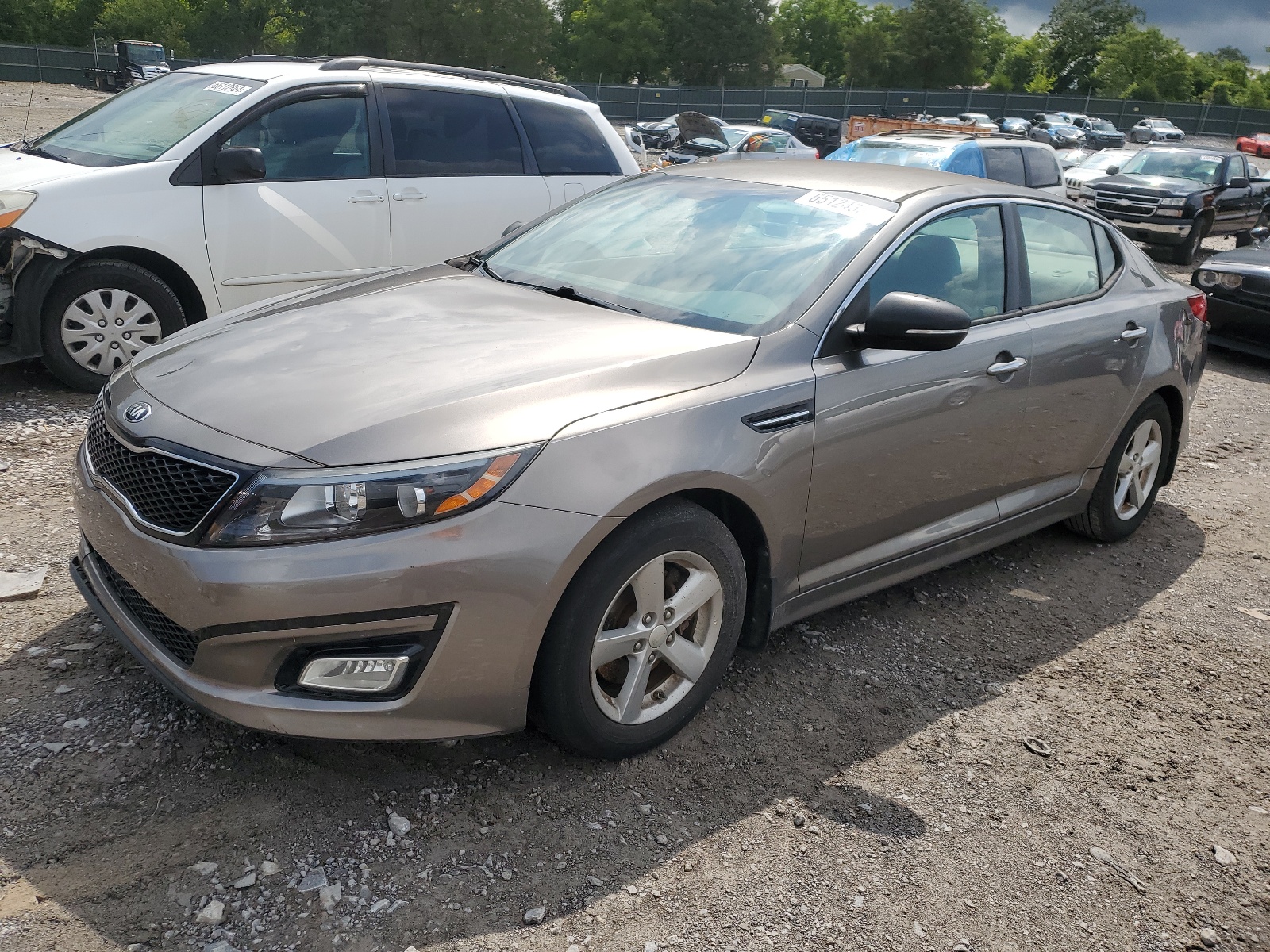 2014 Kia Optima Lx vin: 5XXGM4A74EG343664