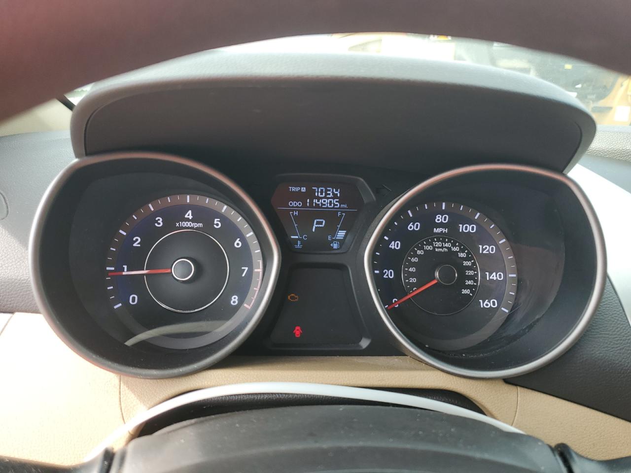 2013 Hyundai Elantra Gls VIN: 5NPDH4AE2DH417981 Lot: 65613404