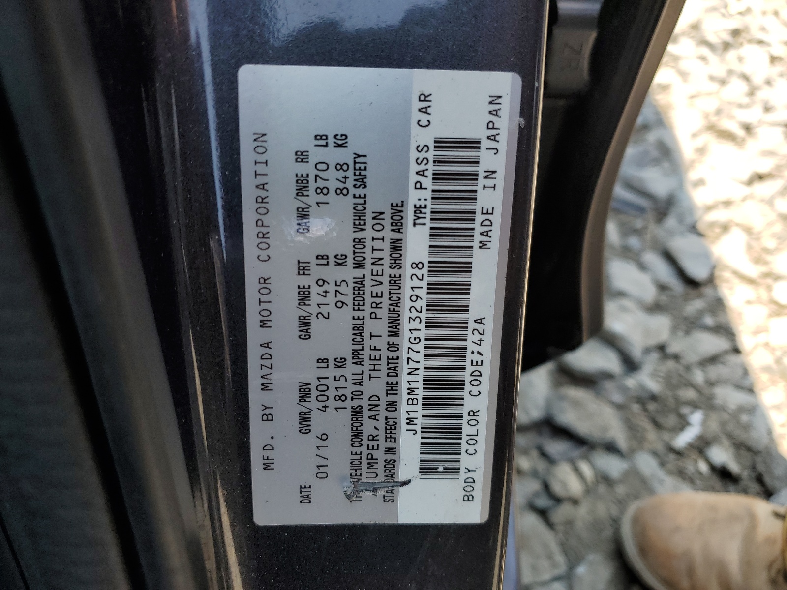 JM1BM1N77G1329128 2016 Mazda 3 Grand Touring