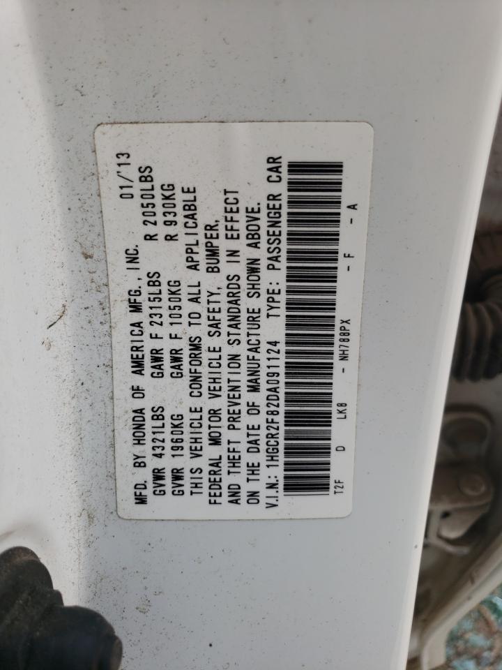 1HGCR2F82DA091124 2013 Honda Accord Exl