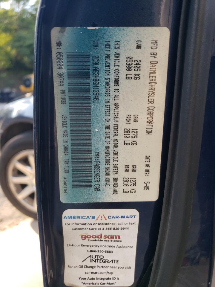 2006 Chrysler 300C VIN: 2C3LA63H86H135461 Lot: 65548274