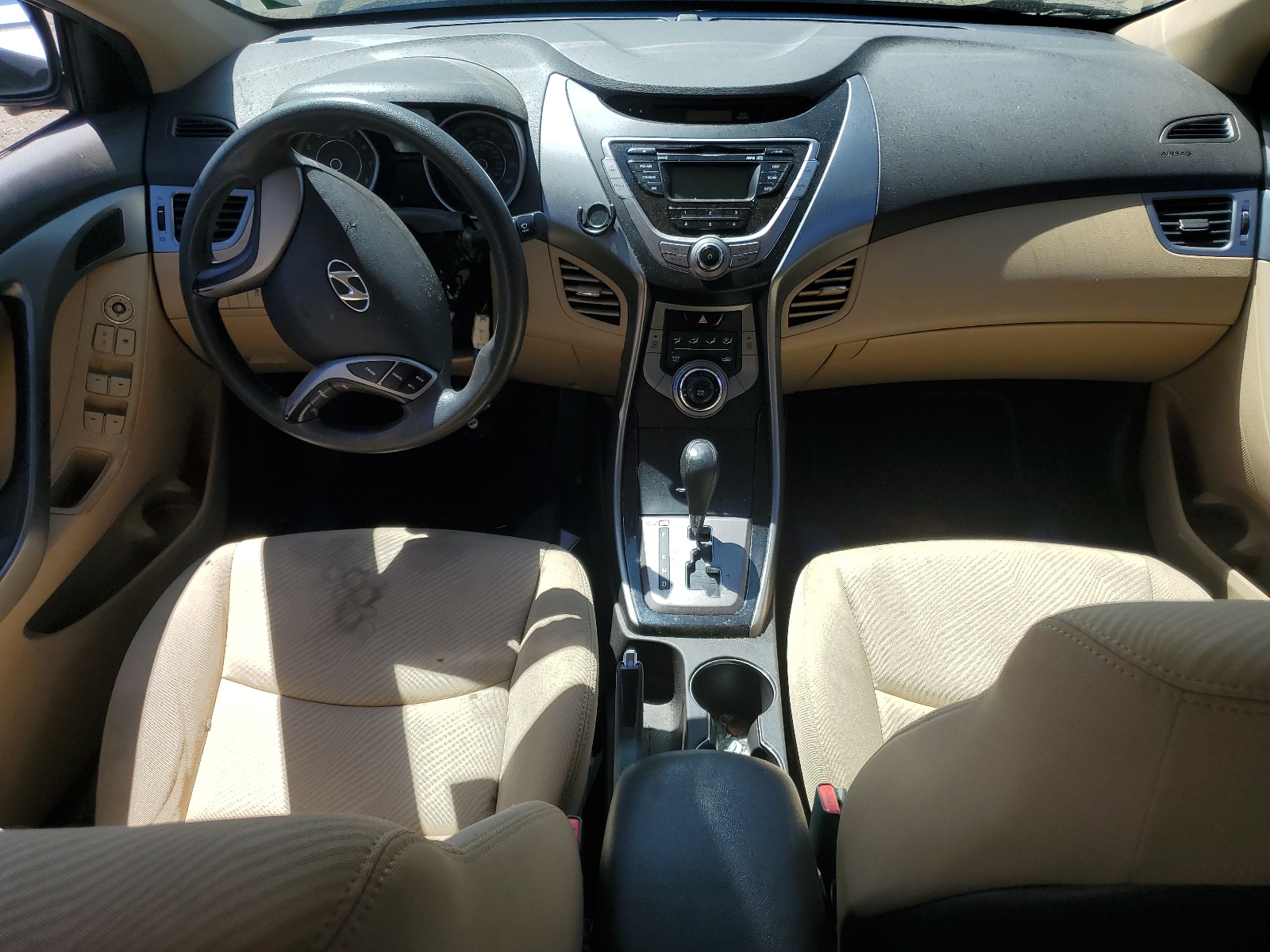KMHDH4AE9DU540727 2013 Hyundai Elantra Gls