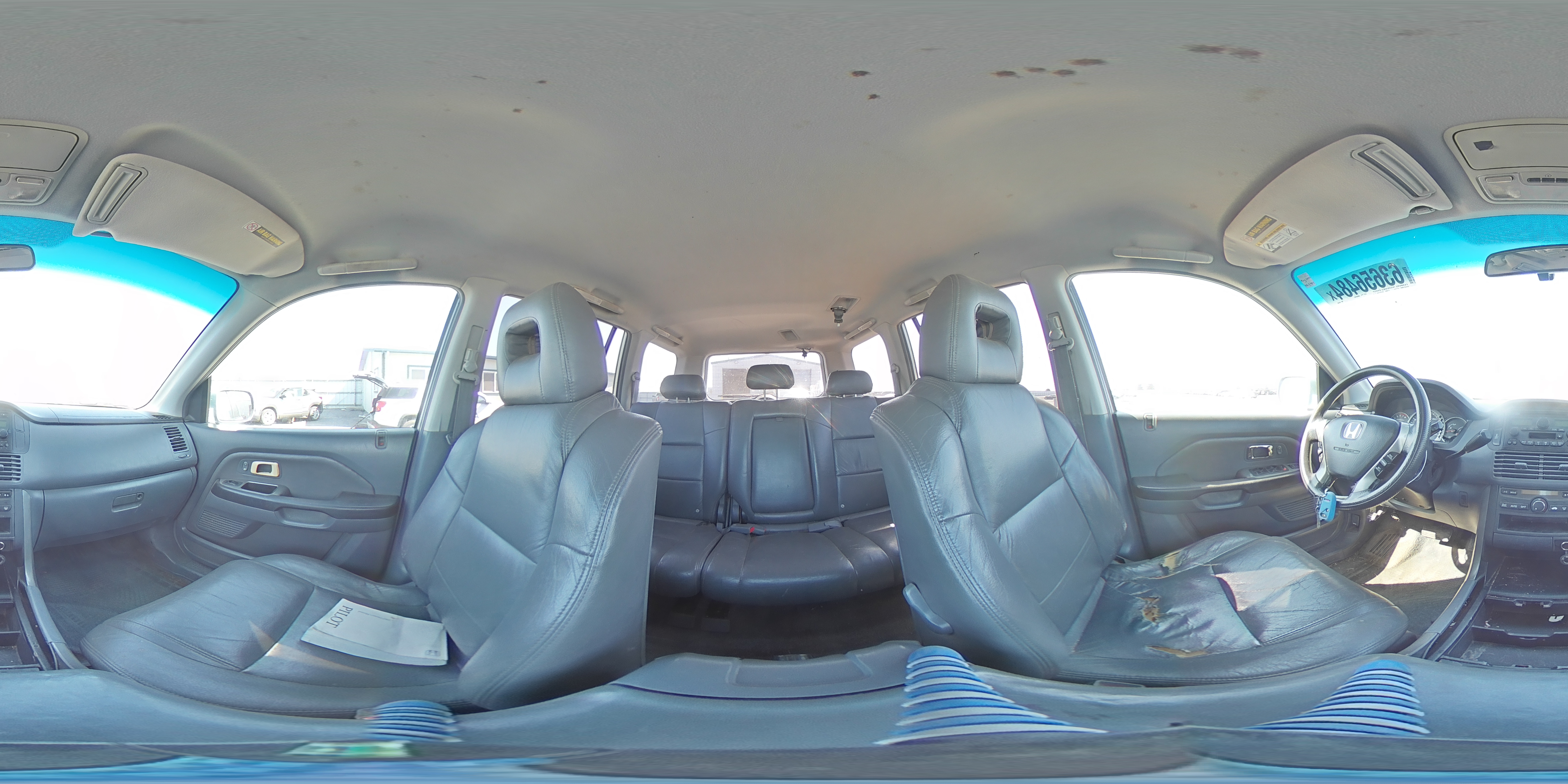 2003 Honda Pilot Ex VIN: 2HKYF18423H568868 Lot: 63656484