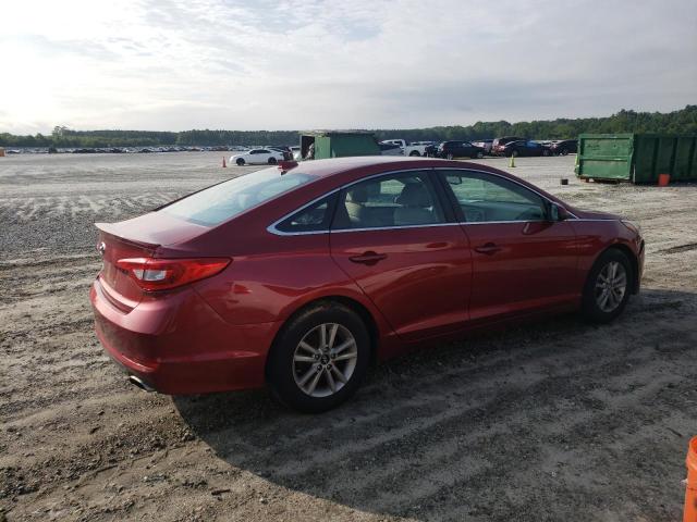  HYUNDAI SONATA 2016 Червоний