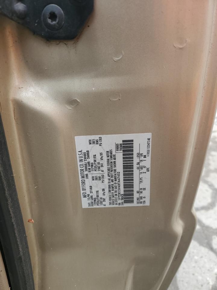 1999 Ford Ranger Super Cab VIN: 1FTZR15V4XTA47452 Lot: 65137694