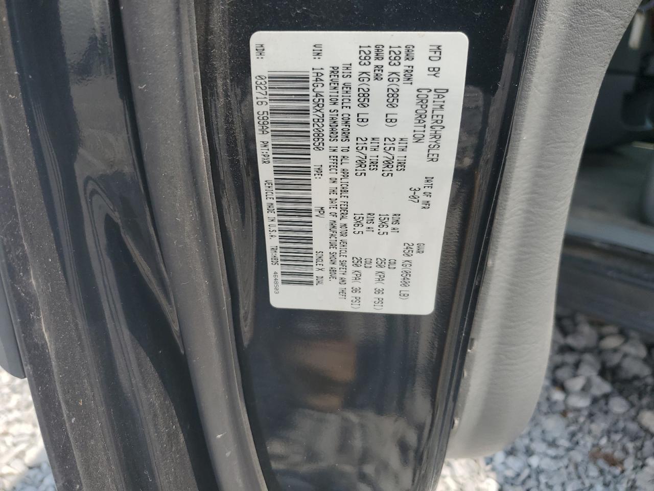 2007 Chrysler Town & Country Lx VIN: 1A4GJ45RX7B208650 Lot: 65122274