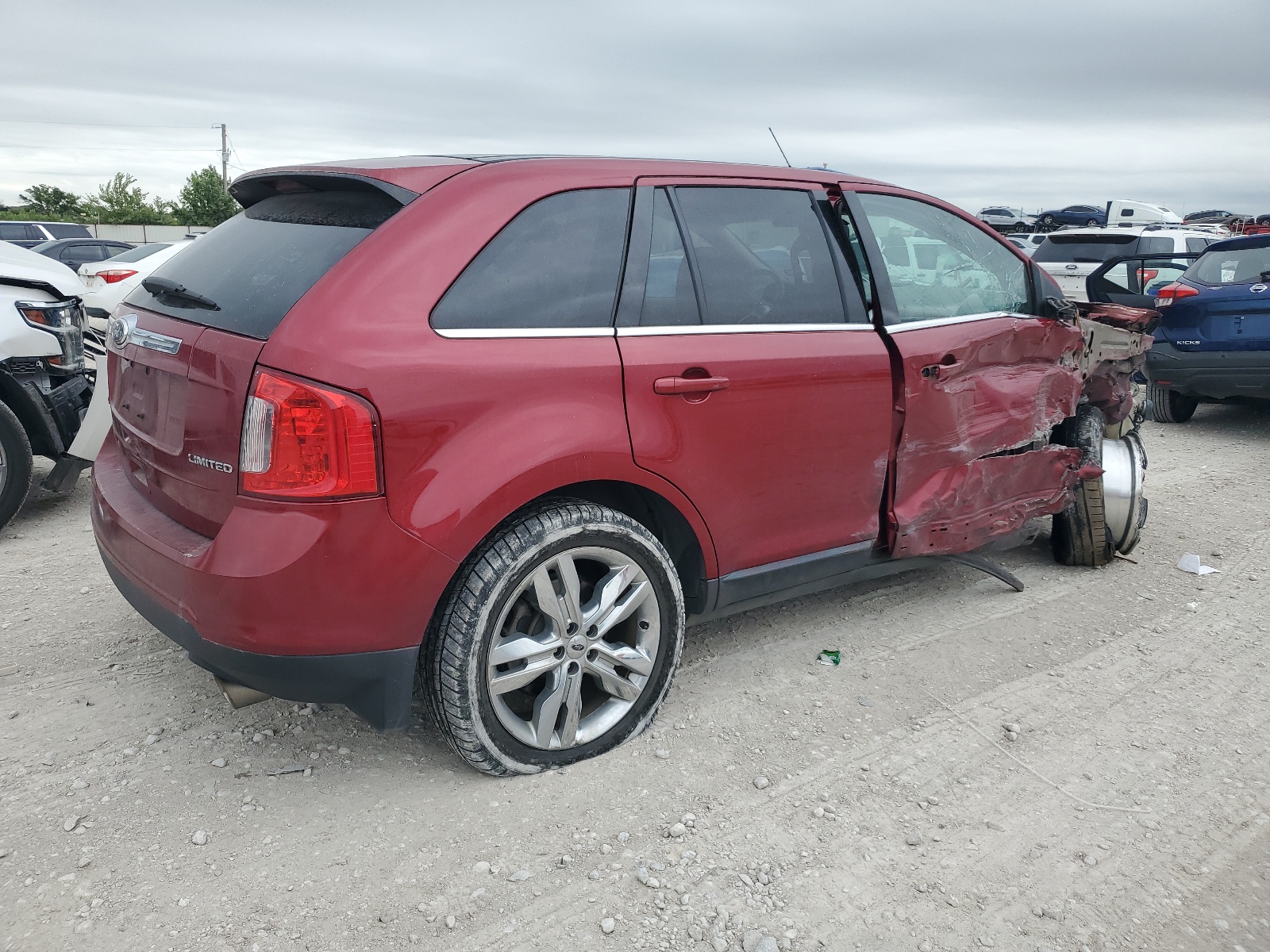 2013 Ford Edge Limited vin: 2FMDK3KC0DBE11077