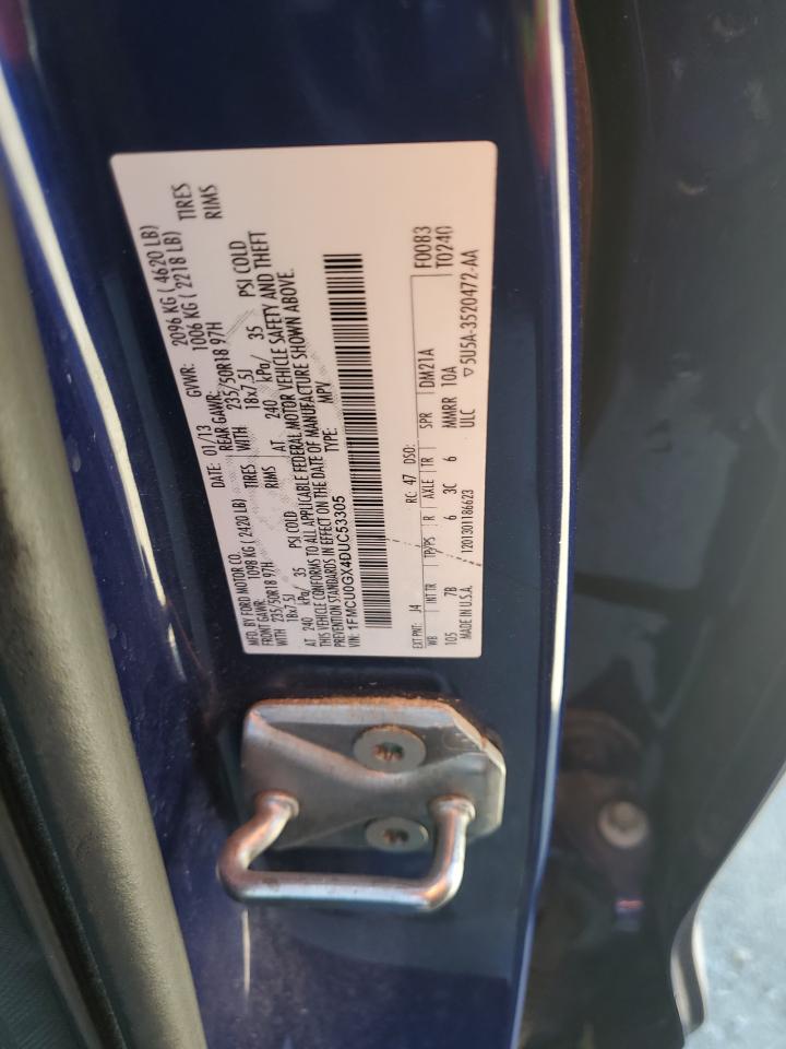 2013 Ford Escape Se VIN: 1FMCU0GX4DUC53305 Lot: 63286244